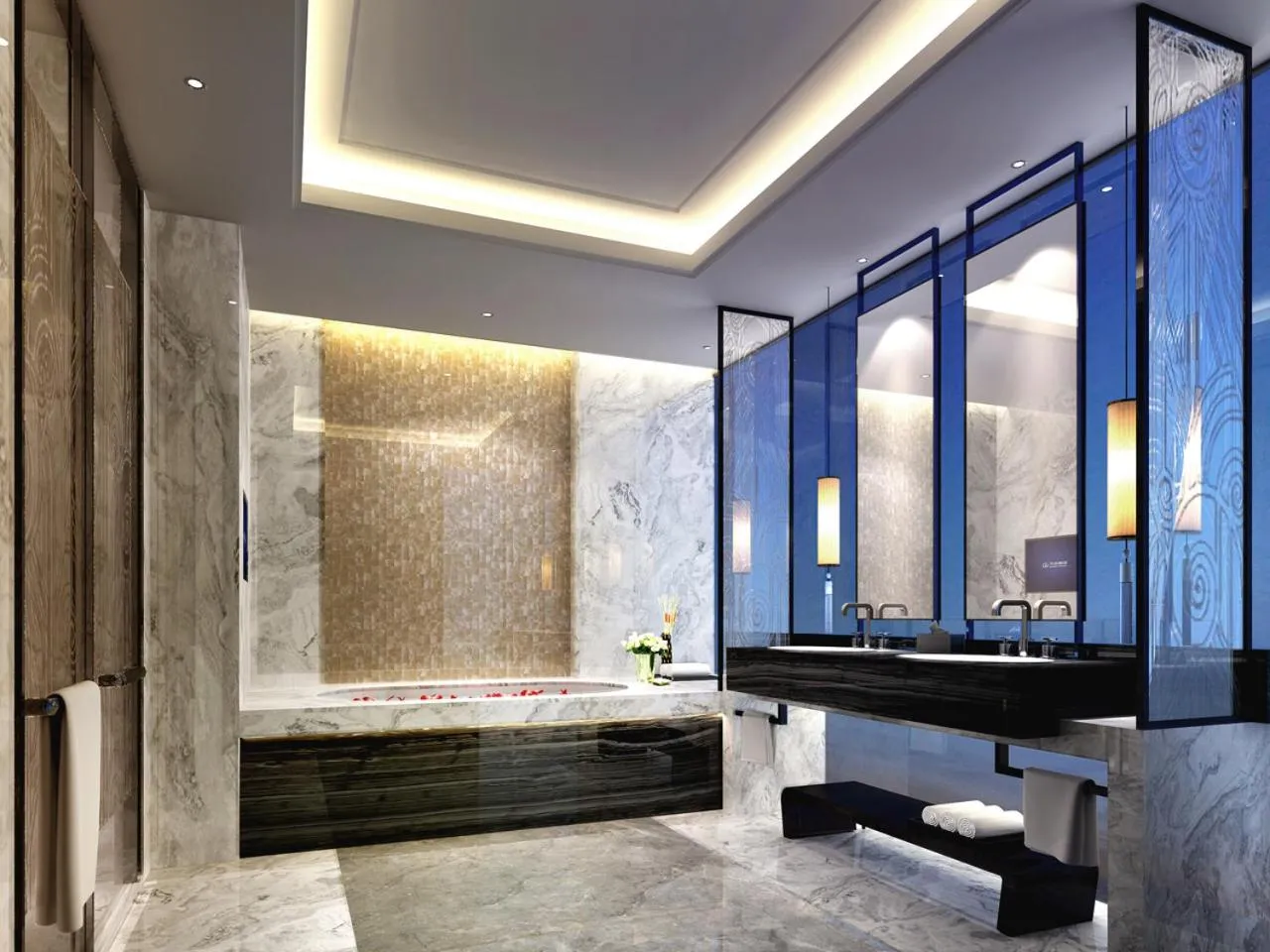 Bathroom in Wanda Realm Yiwu