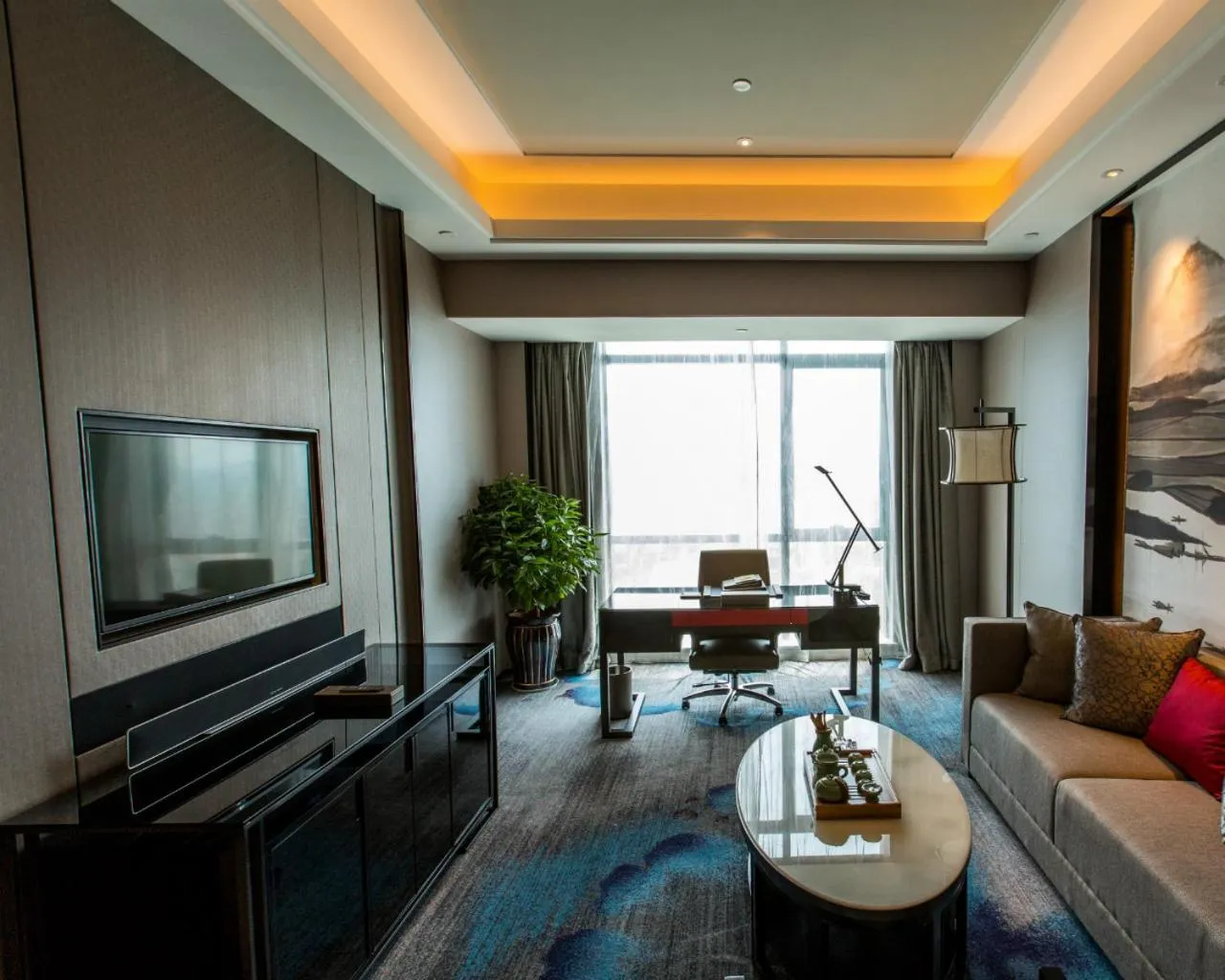 Living room in Wanda Realm Yiwu