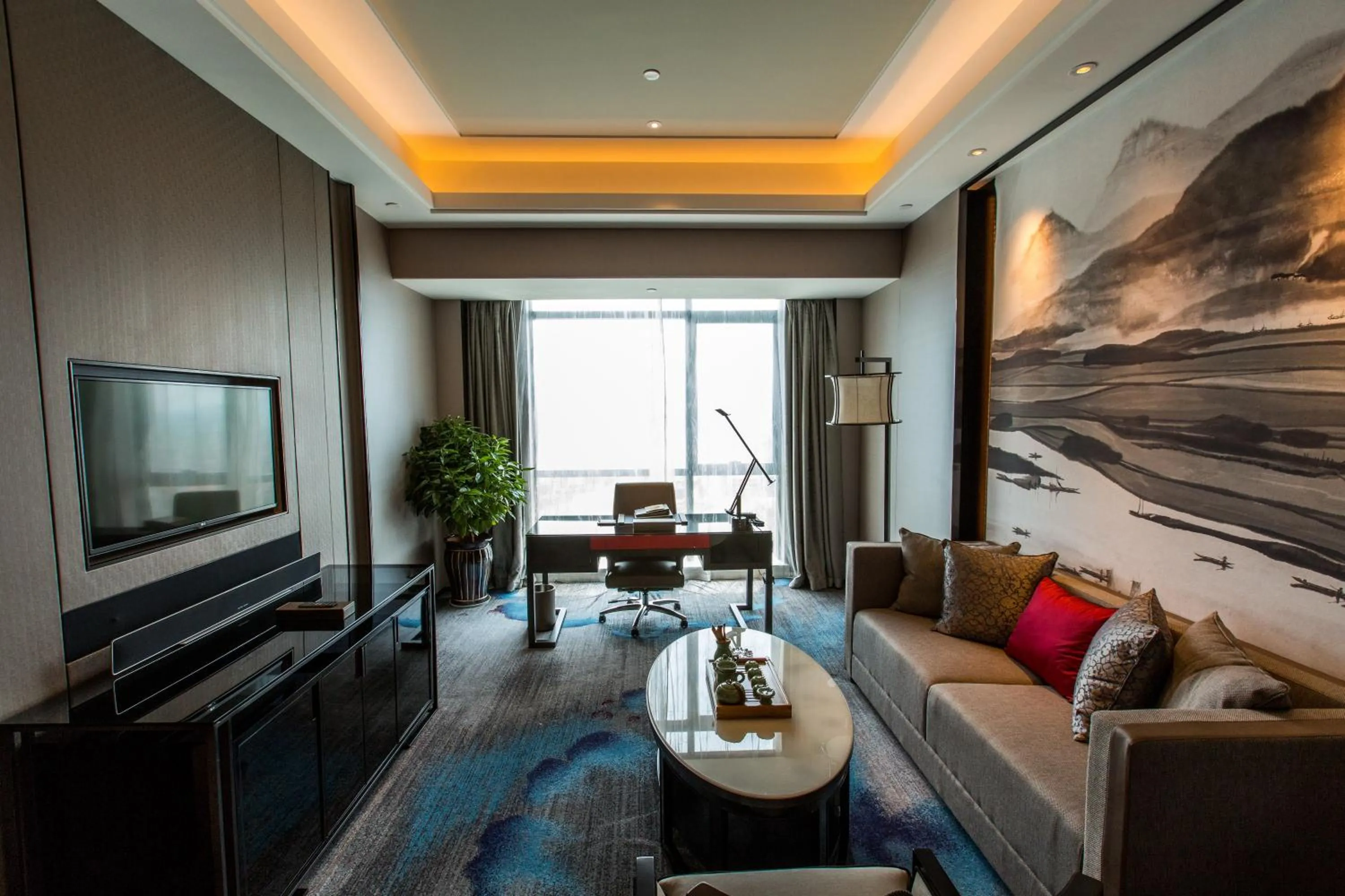 Living room in Wanda Realm Yiwu