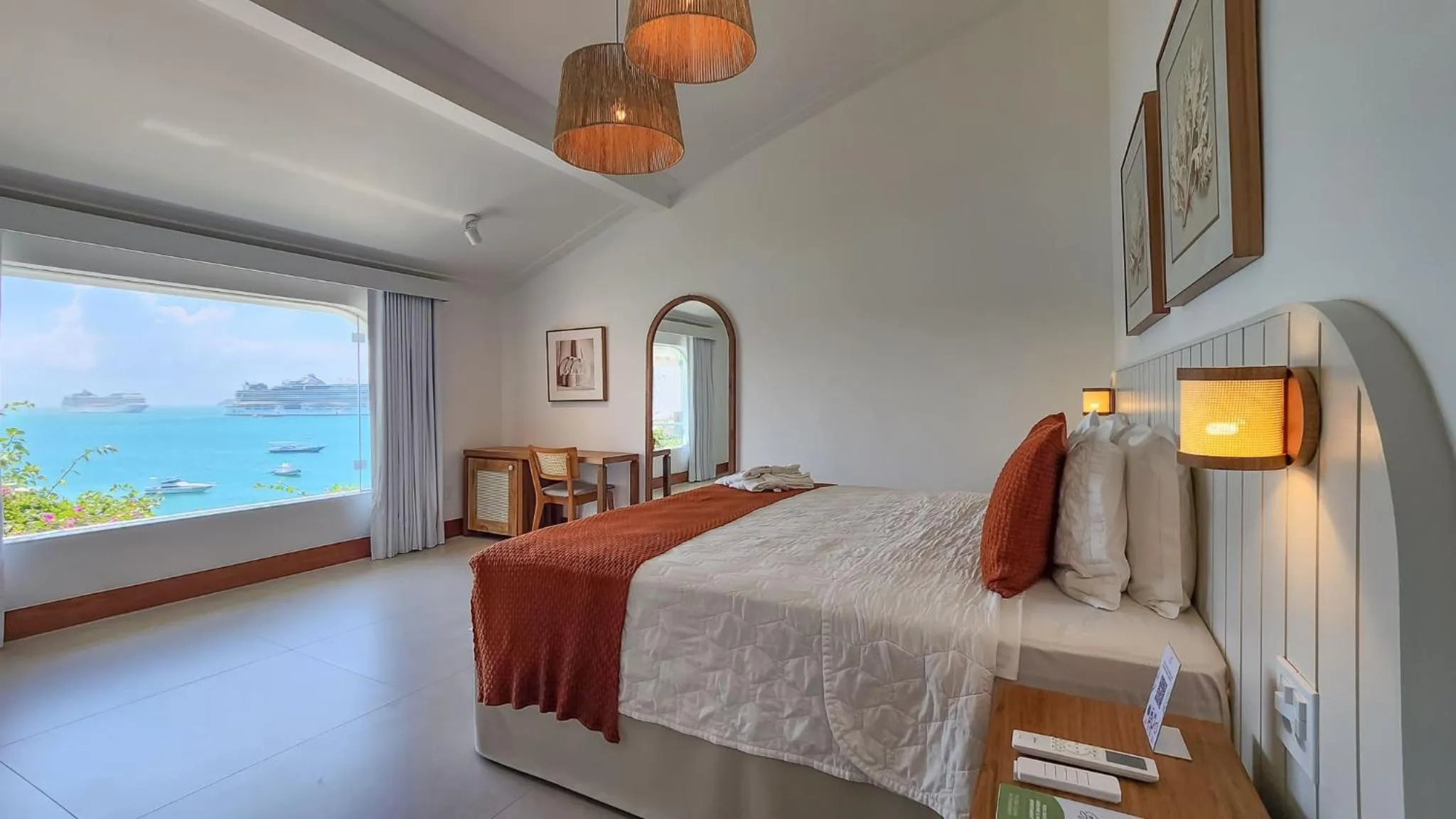 Bedroom, Bed in Byblos Pousada