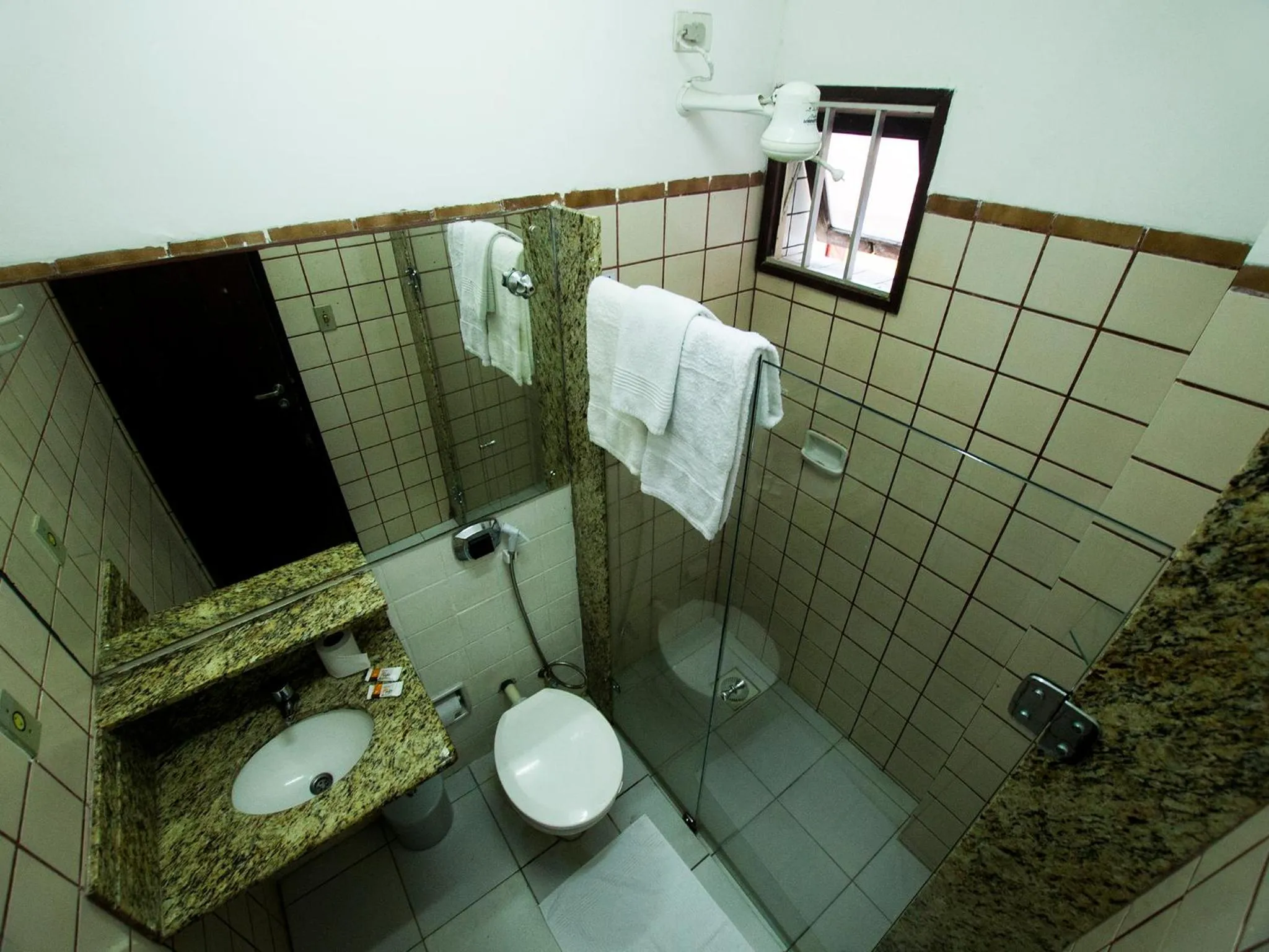 Shower, Bathroom in Sol Praia Marina Hotel