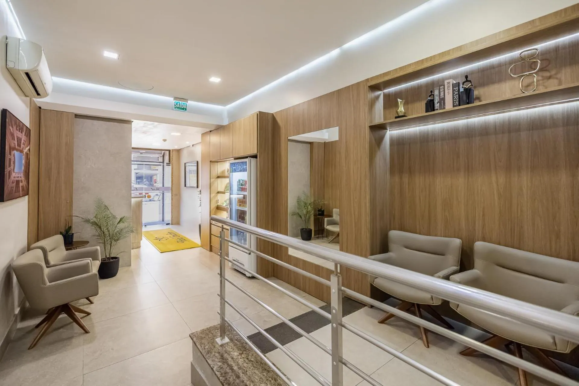 Lobby or reception in Hotel Erechim