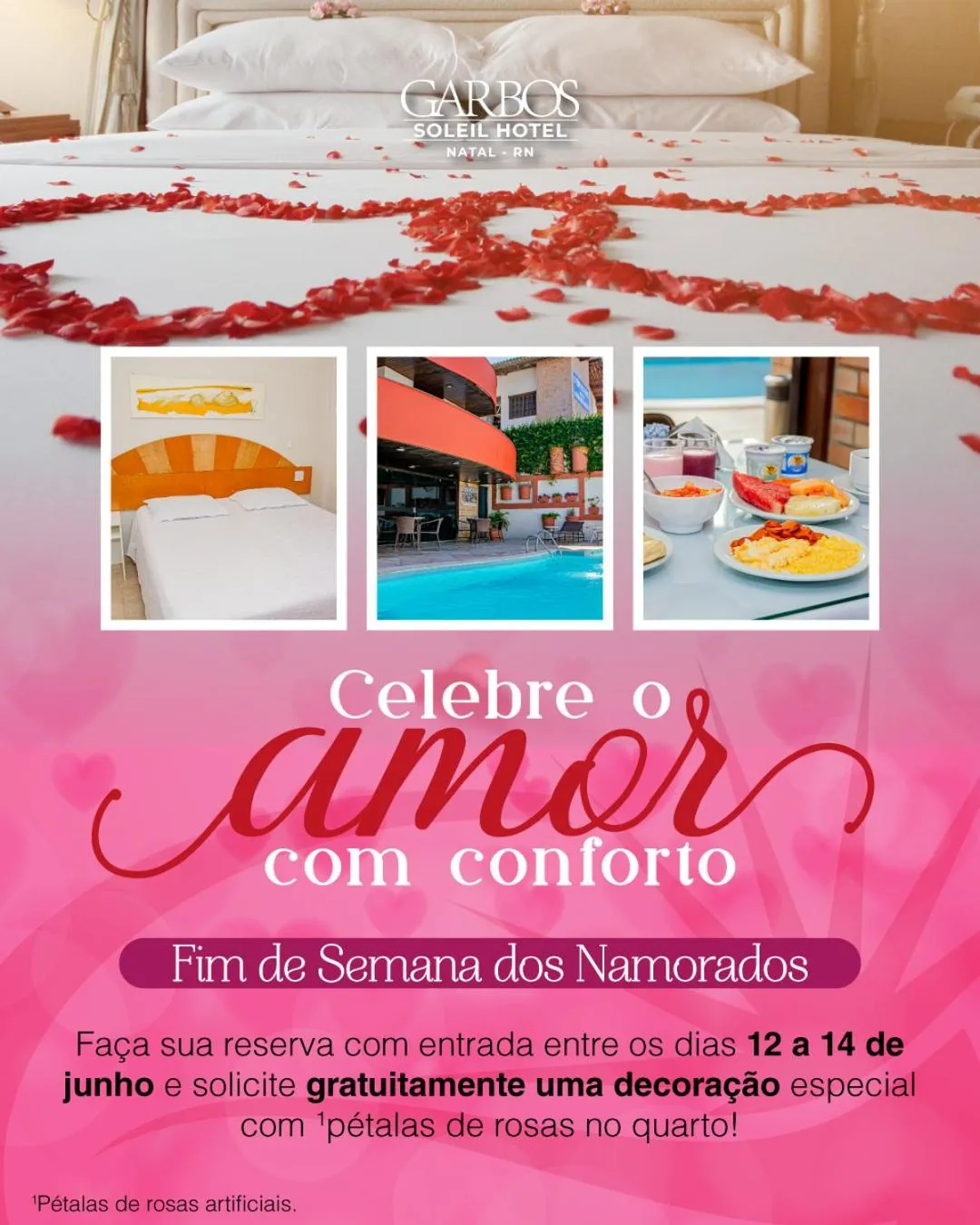 Bed in Garbos Soleil Hotel