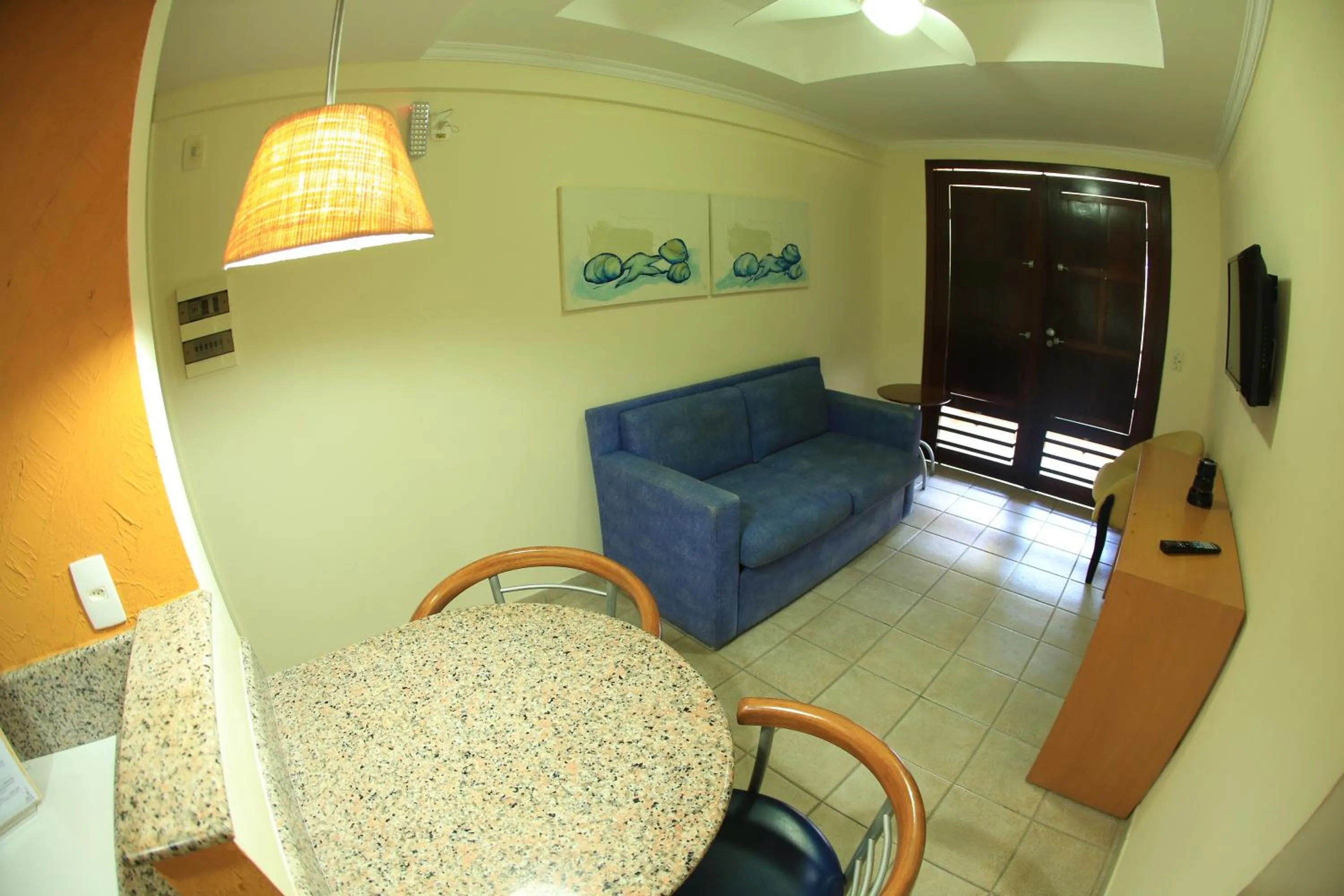 Living room in Garbos Soleil Hotel