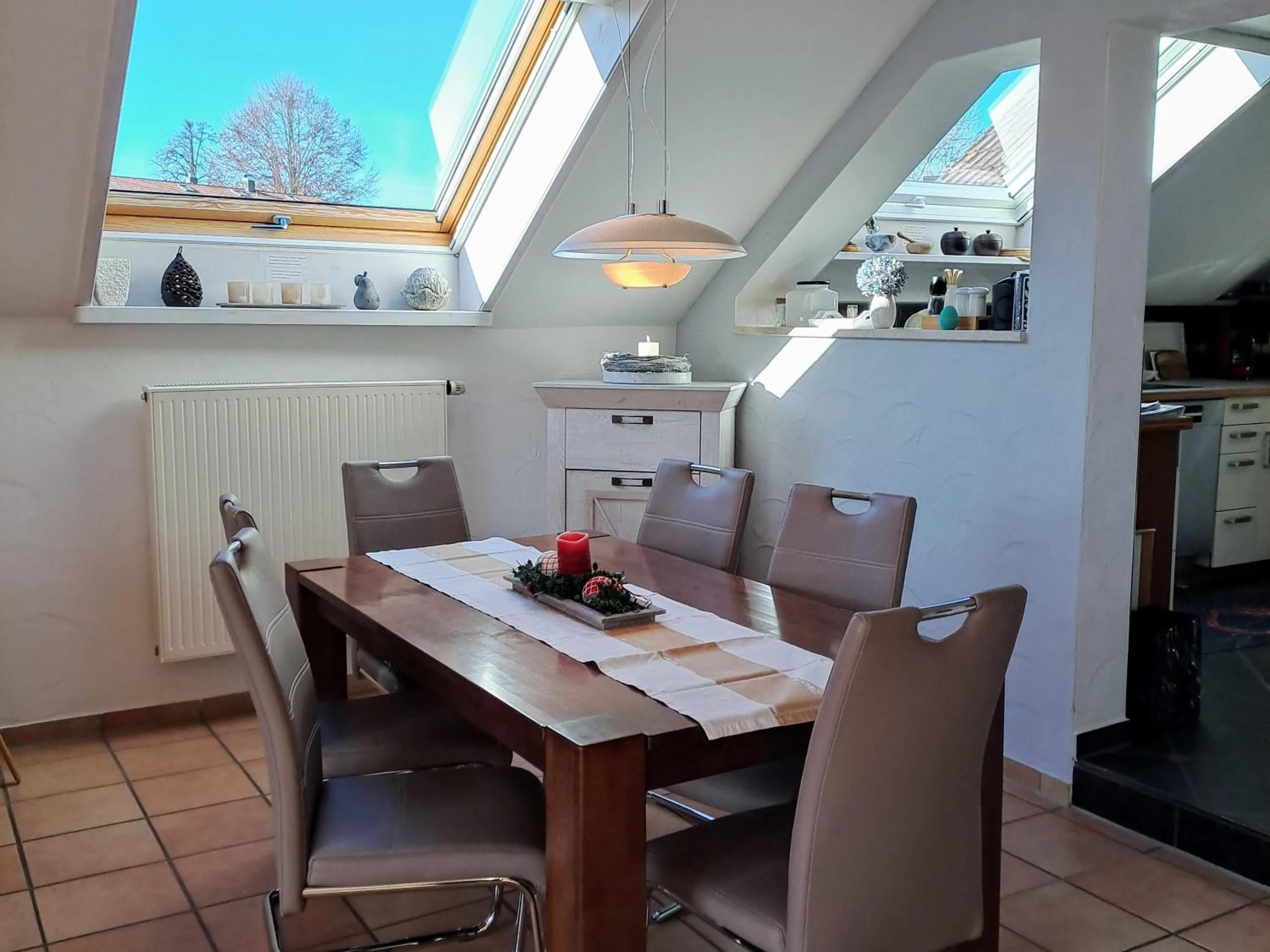 Living room in Ferienwohnung Luisa