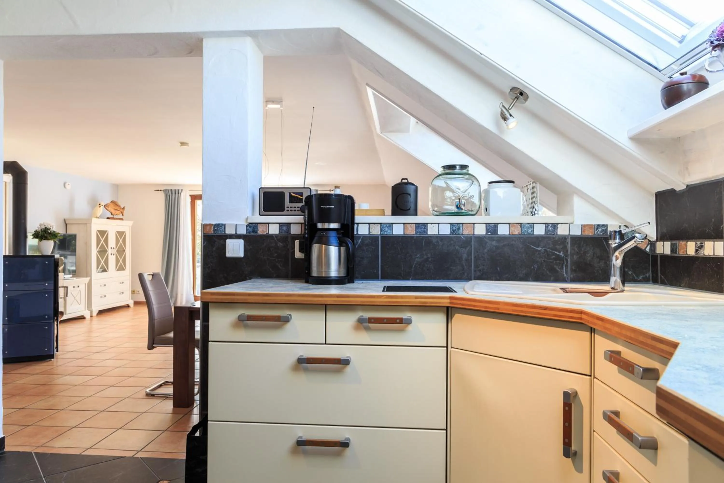 Kitchen or kitchenette in Sonniges Familien-Nest im Allgäu