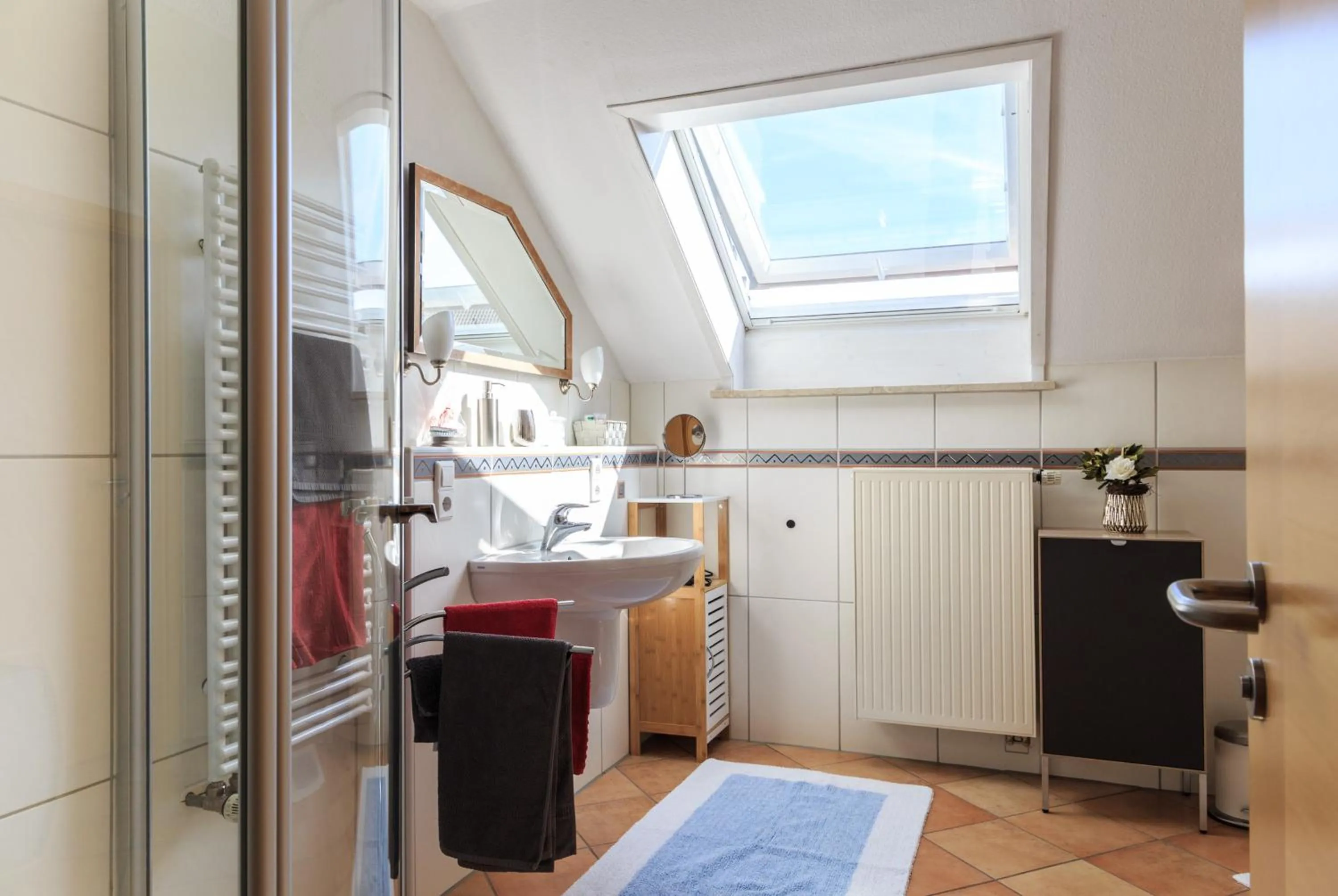 Bathroom in Ferienwohnung Luisa