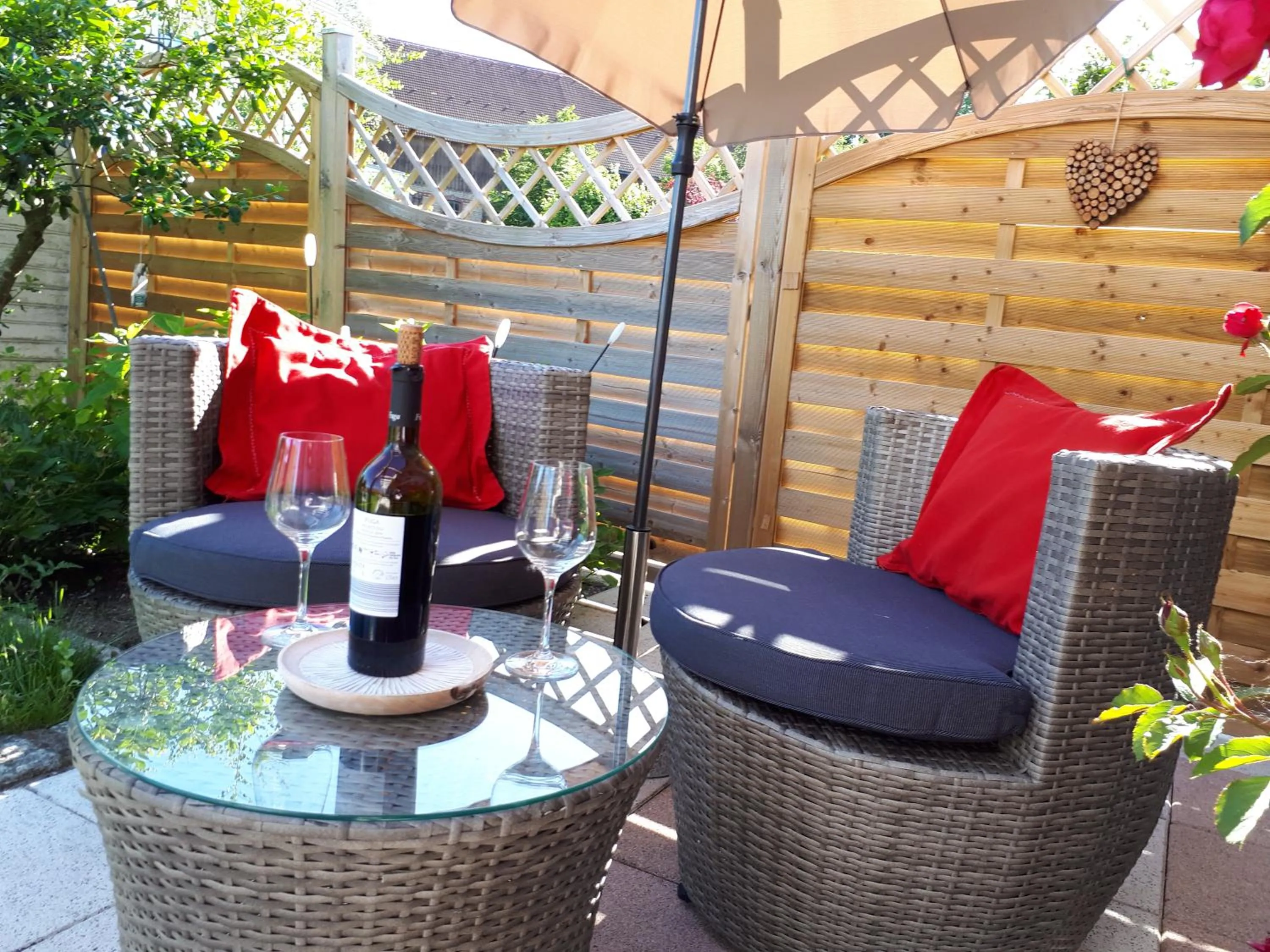 Balcony/Terrace in Sonniges Familien-Nest im Allgäu