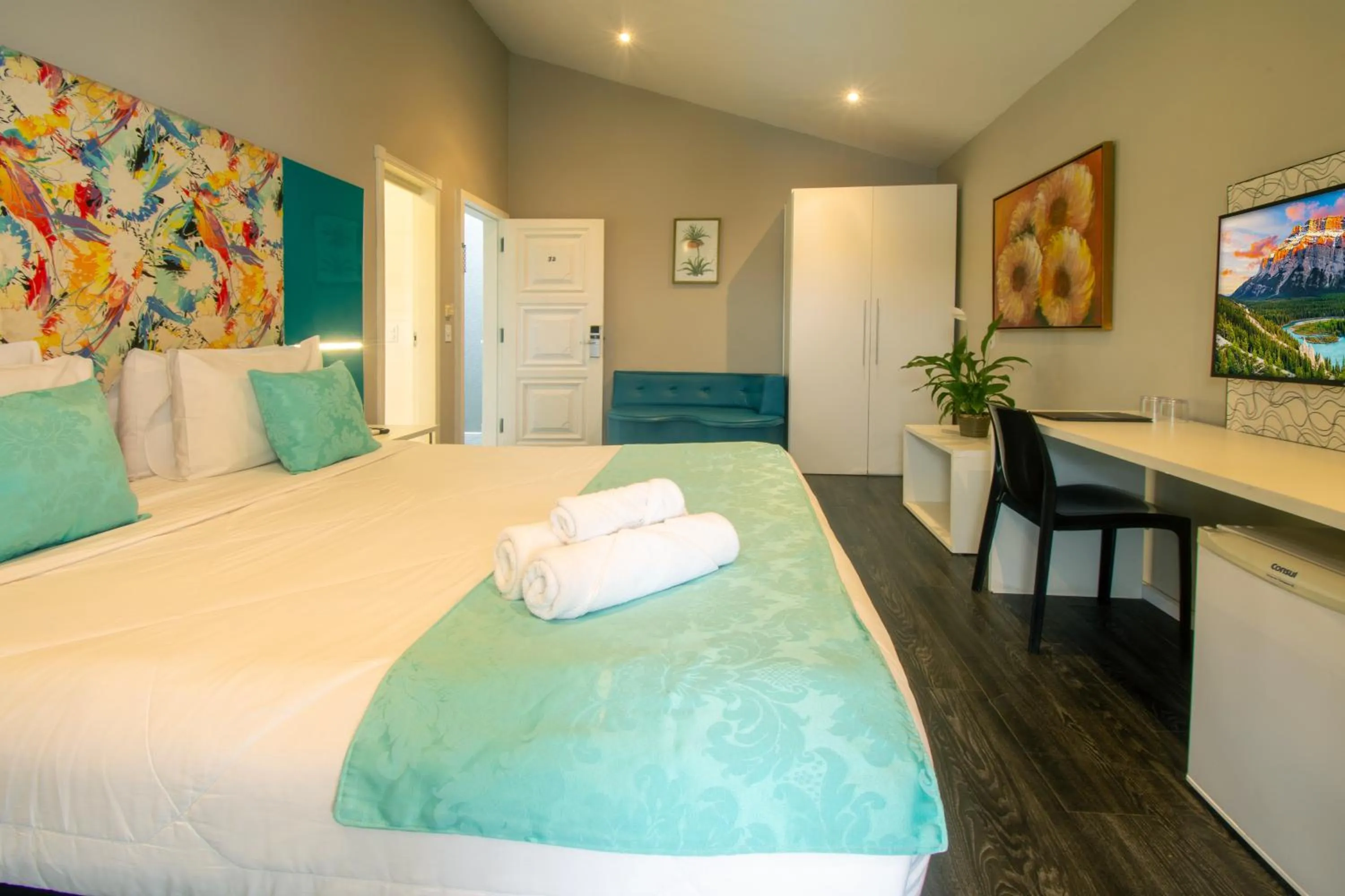 Bed in Pousada Aroma do Mar by Latitud Hoteles