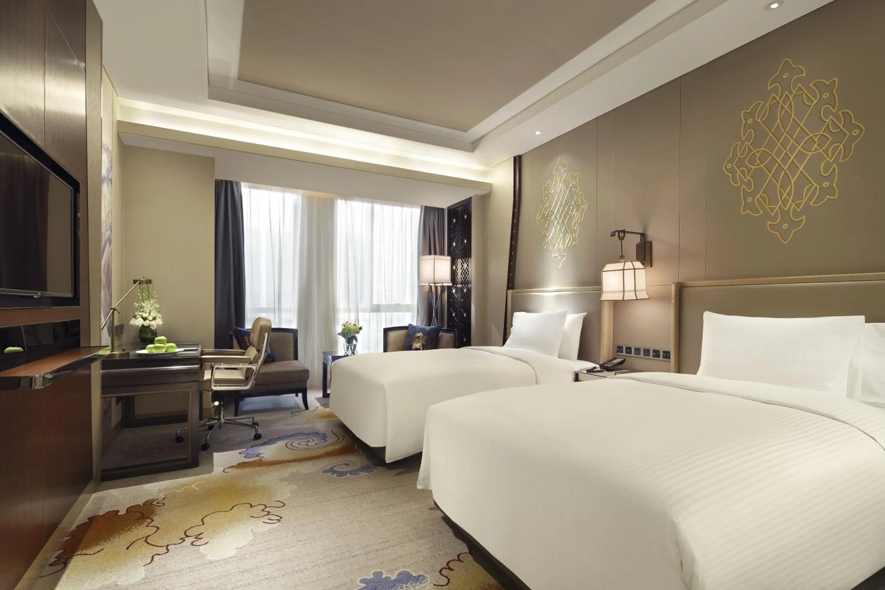 Photo of the whole room, Bed in Wanda Vista Xining