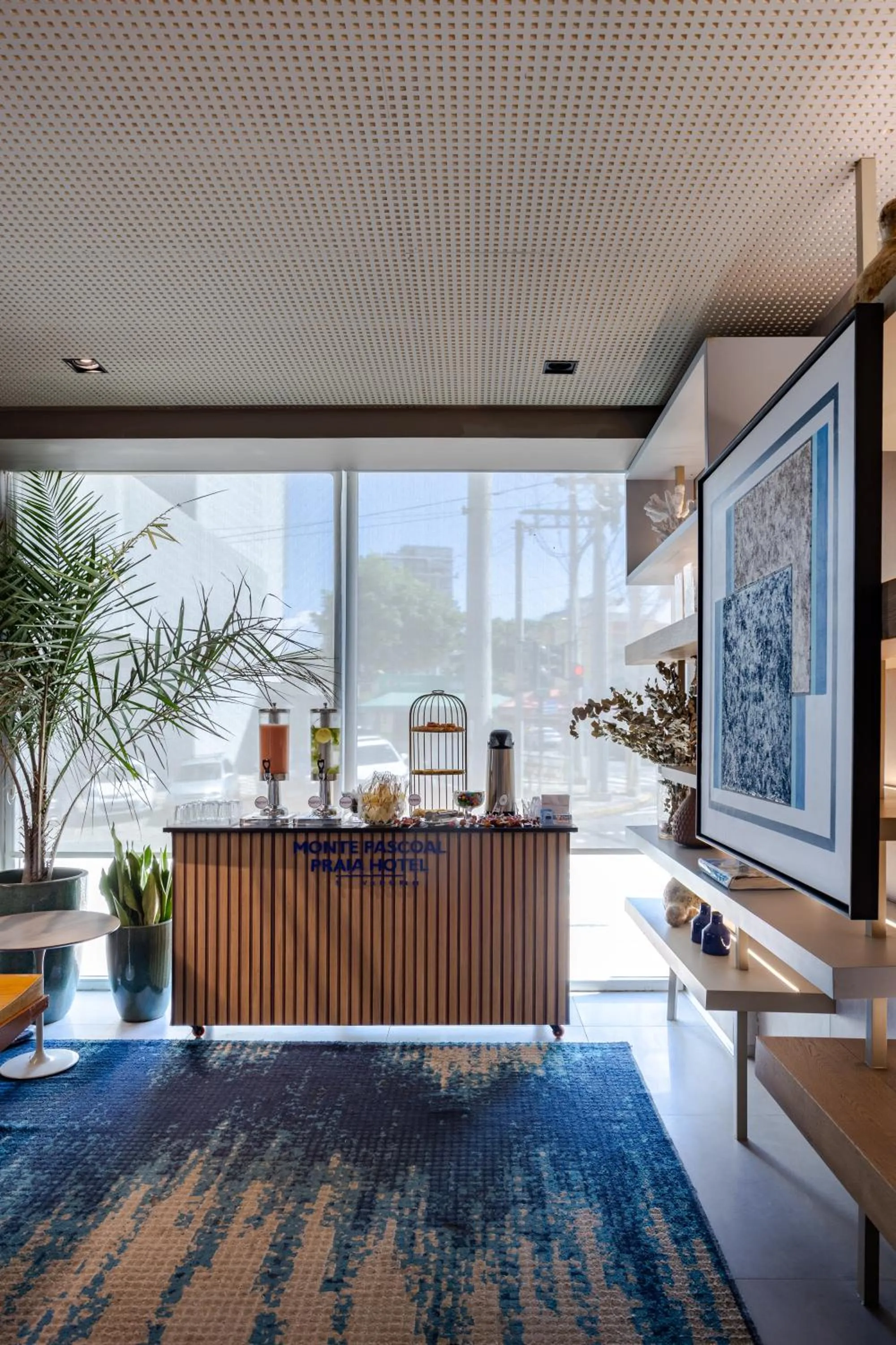 Lobby or reception in Monte Pascoal Praia Hotel Salvador