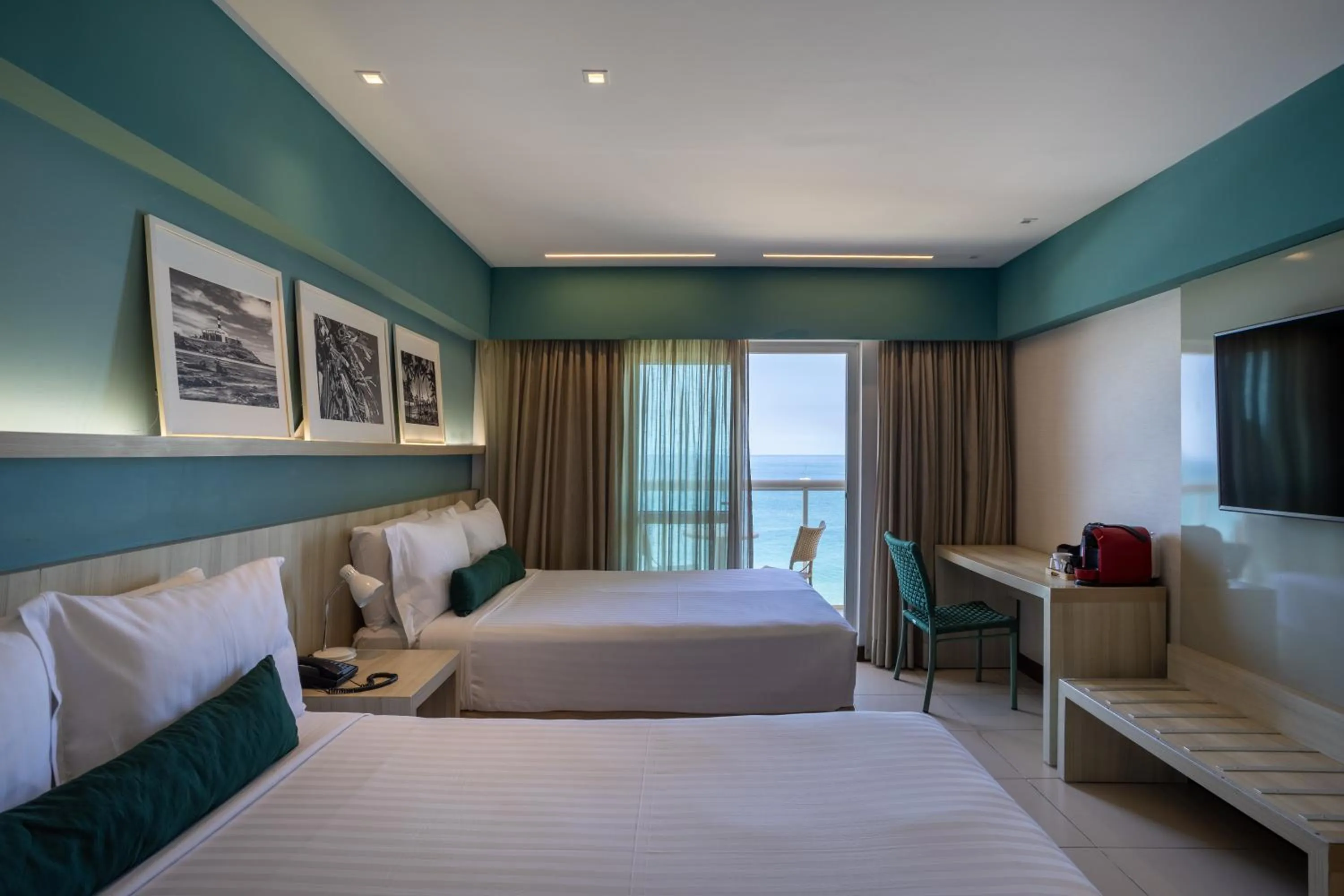 Bed in Monte Pascoal Praia Hotel Salvador