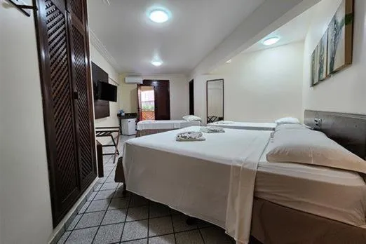 Bed in Pizzato Praia Hotel