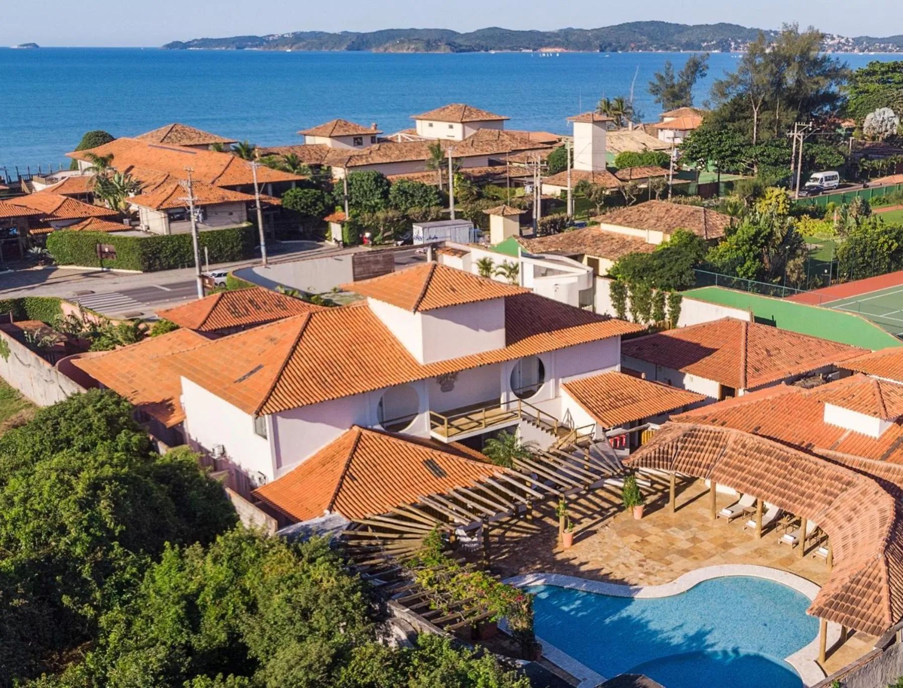 Bird's eye view in Villa Rasa