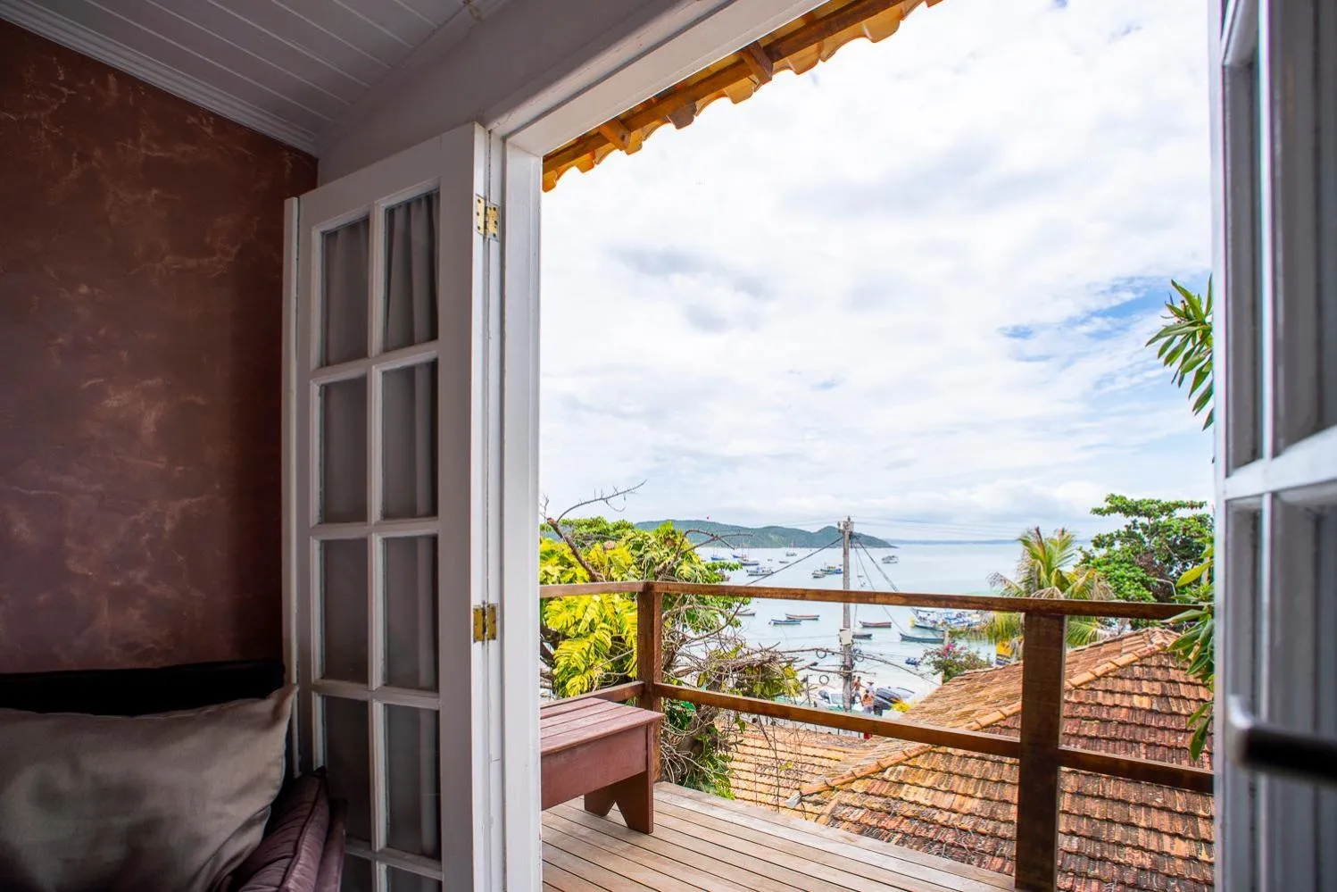 Sea view in Pousada Baía Bonita