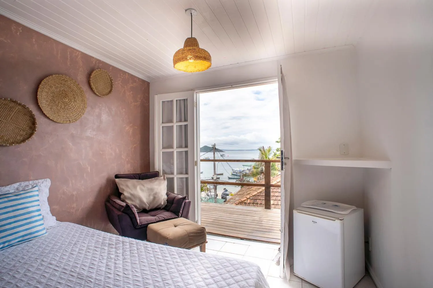 Bedroom, Bed in Pousada Baía Bonita