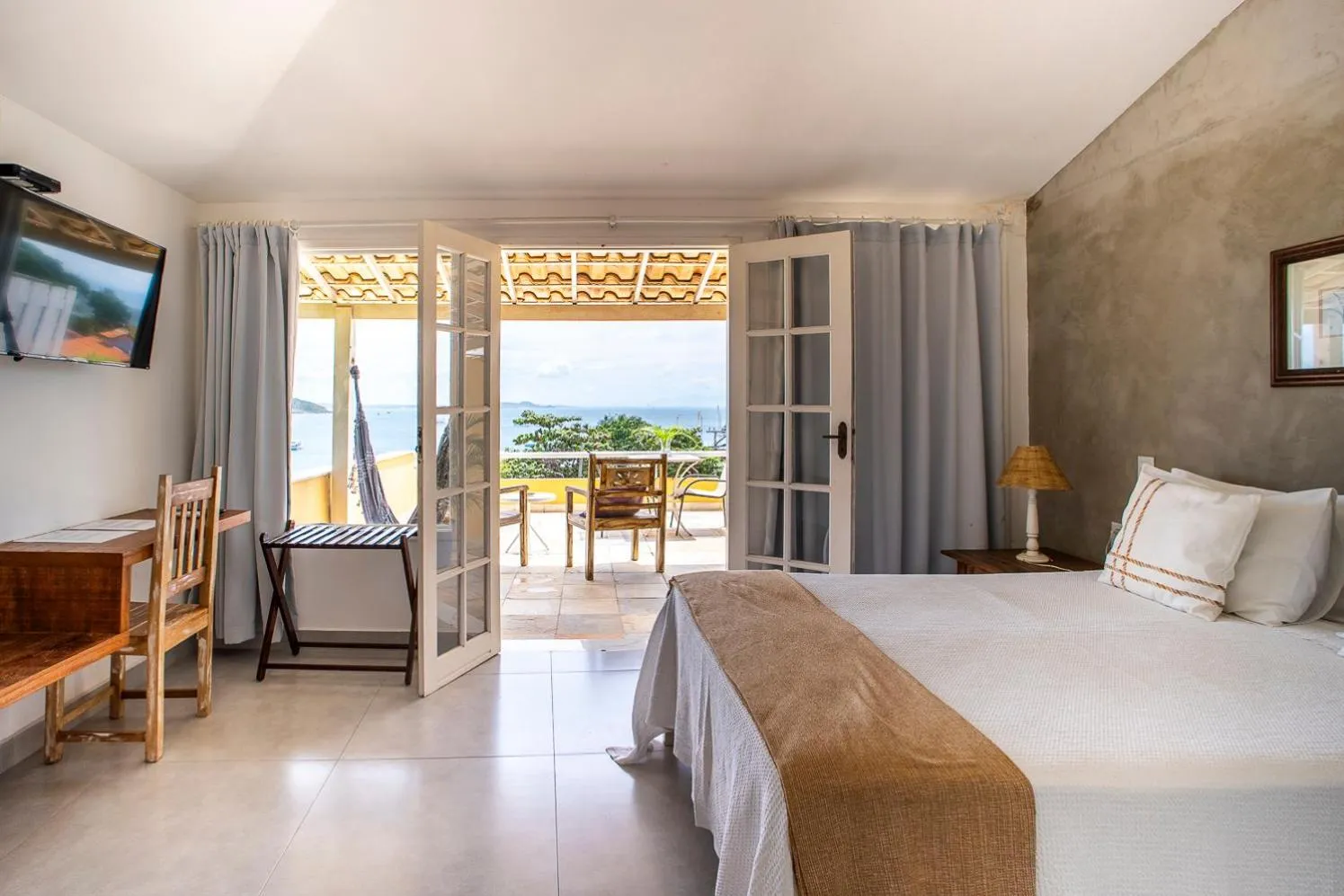 Sea view, Bed in Pousada Baía Bonita