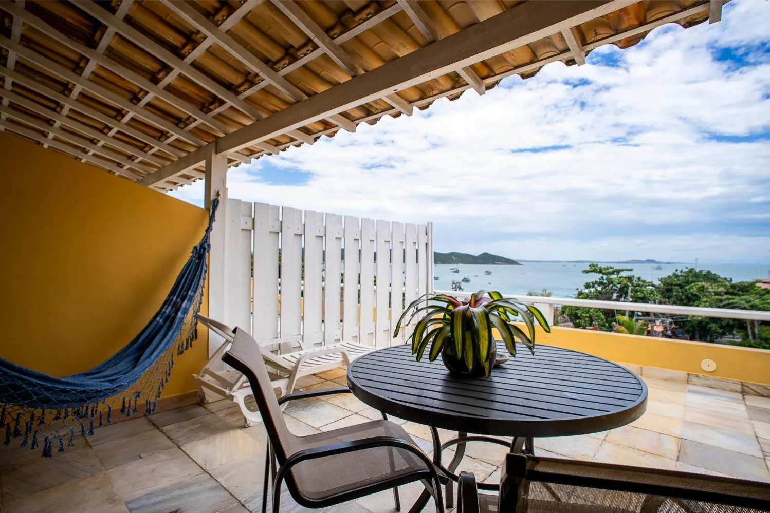 Balcony/Terrace in Pousada Baía Bonita