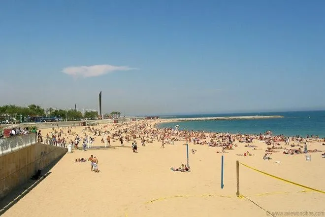 Beach in Hotel Best 4 Barcelona