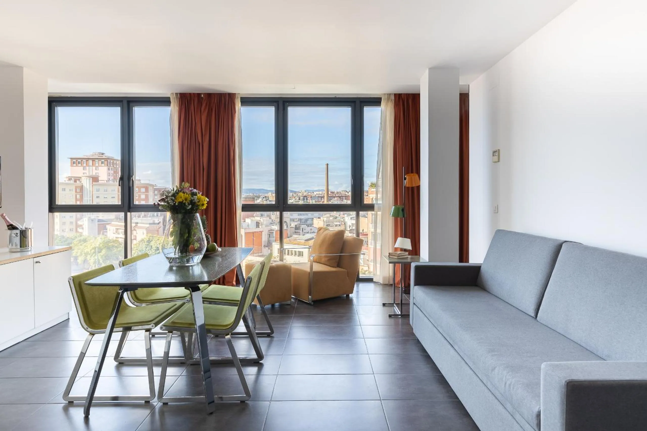 Living room in Cosmo Apartments Sants