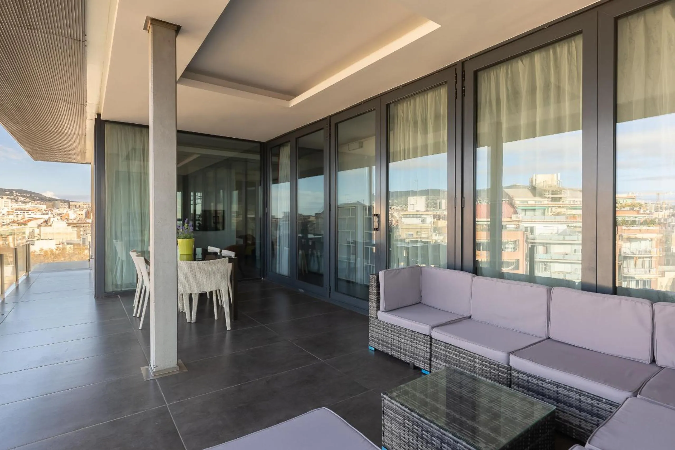 Balcony/Terrace in Cosmo Apartments Sants
