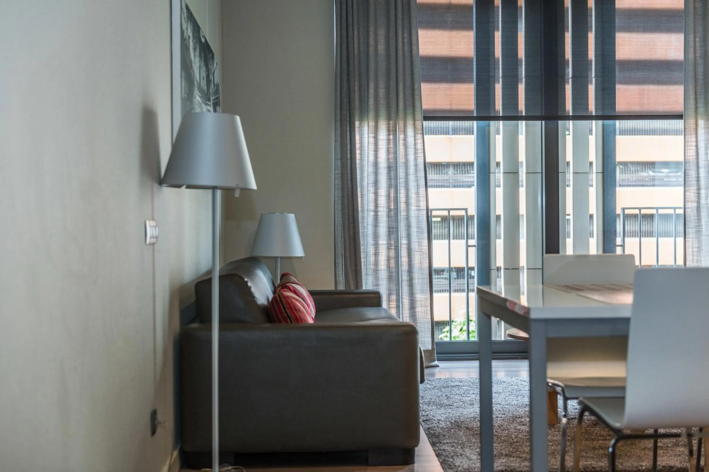 Living room in Casp 74 Apartments