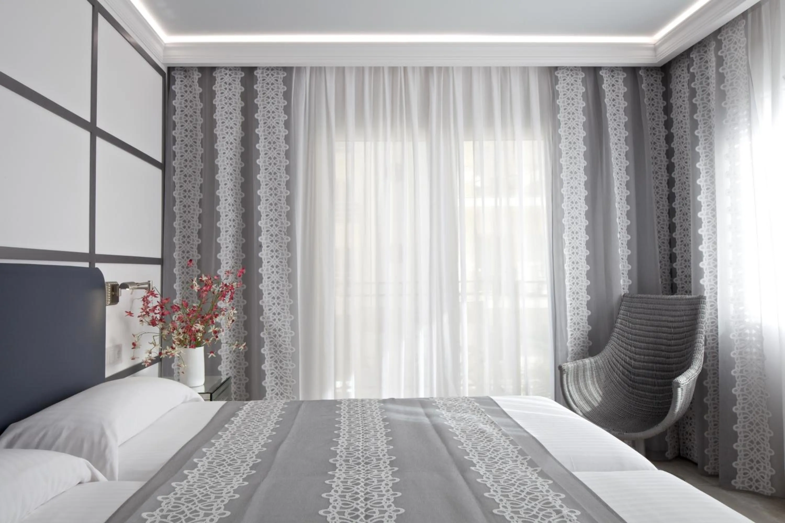 Bed in Hotel Rosamar