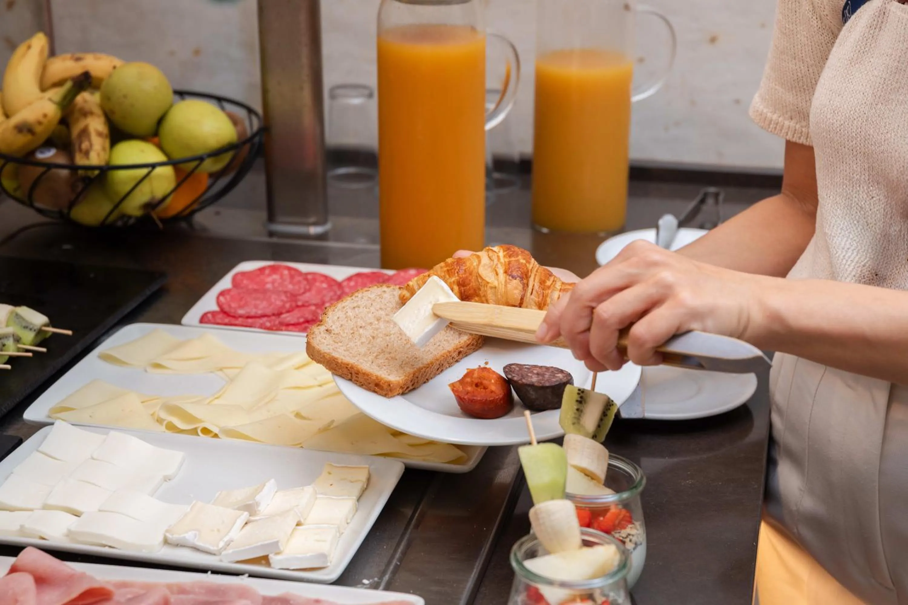 Breakfast in Hostal Marí