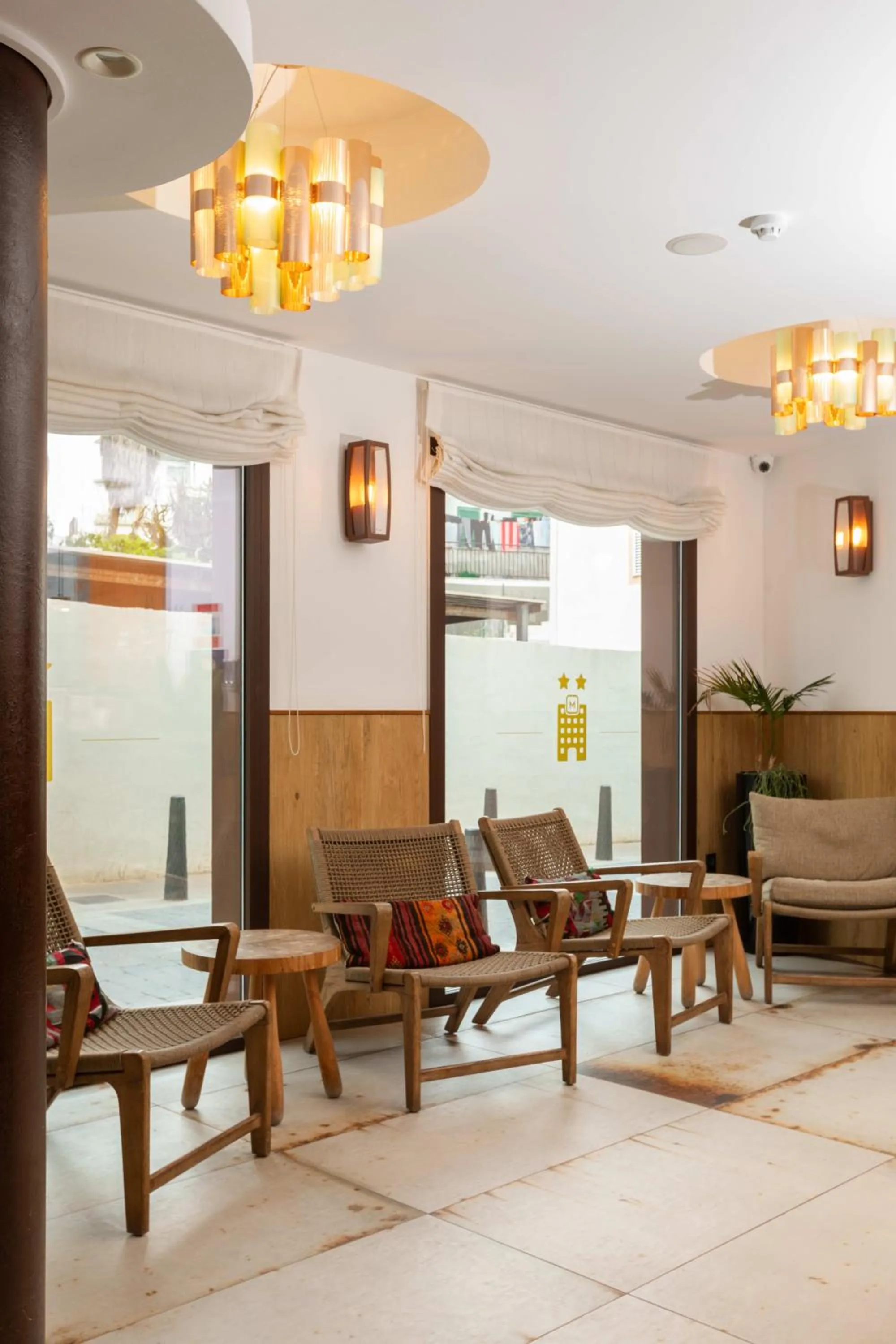 Living room in Hostal Marí