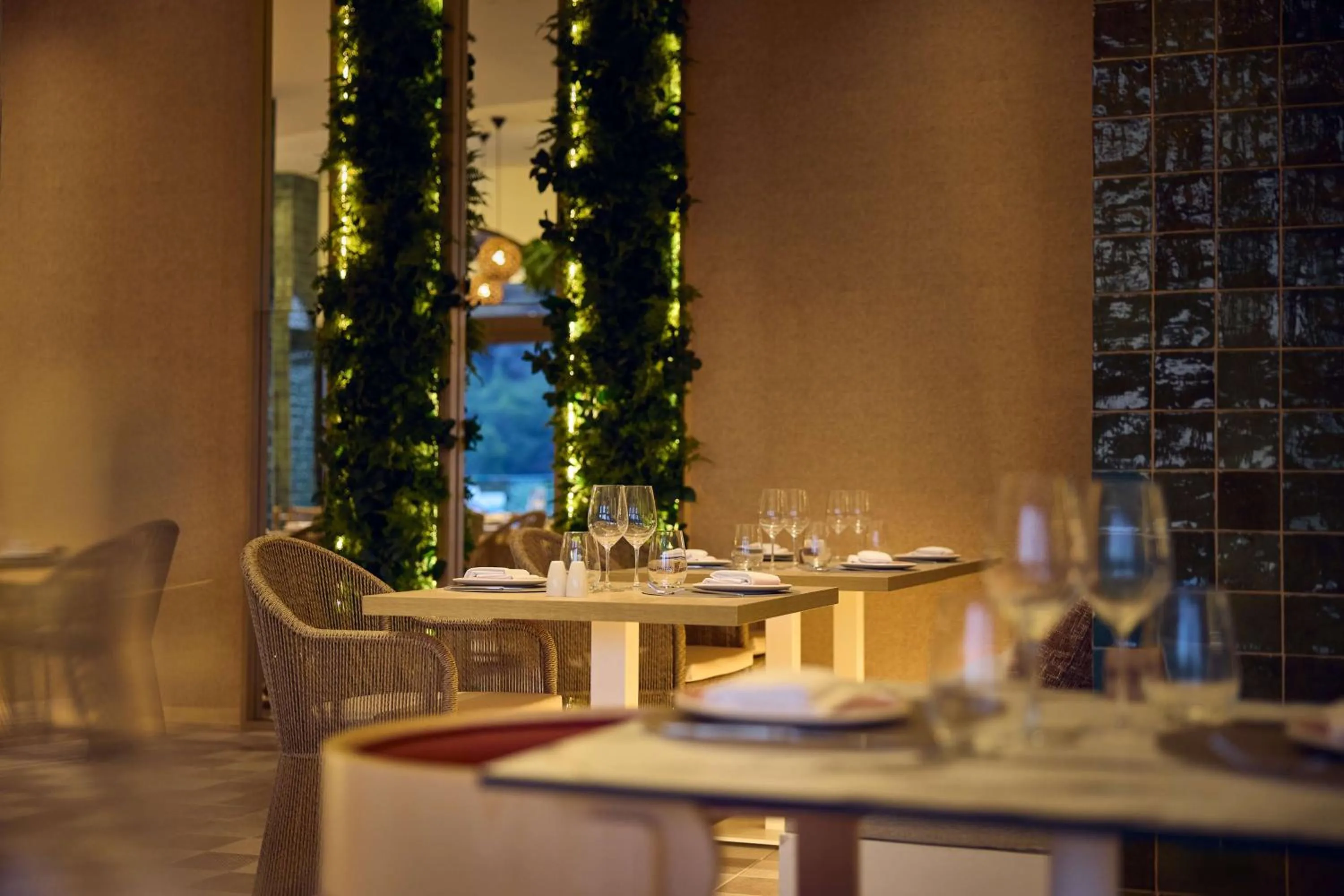 Restaurant/places to eat in Cala San Miguel Hotel Ibiza, Curio Collection by Hilton, Adults only