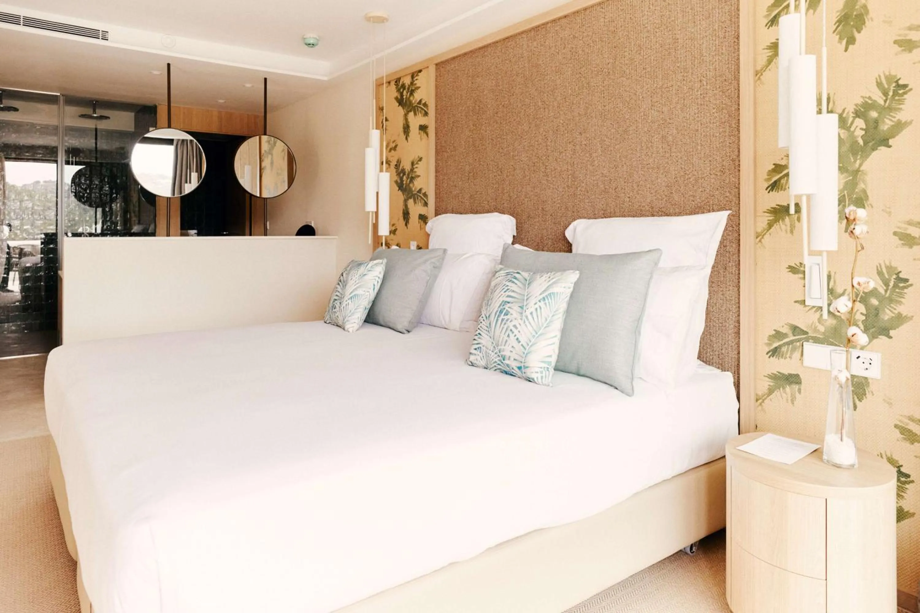 Bed in Cala San Miguel Hotel Ibiza, Curio Collection by Hilton, Adults only