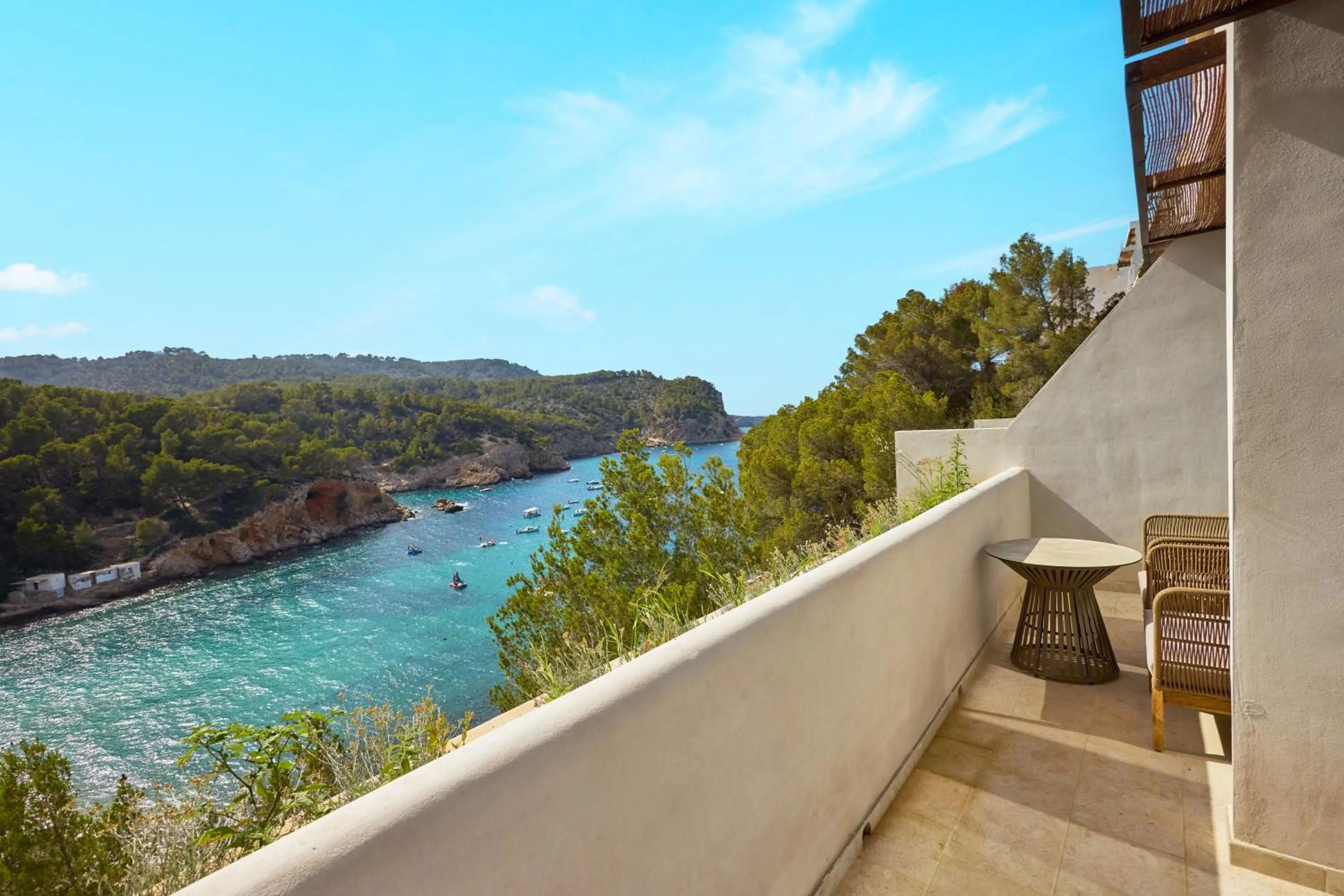 Balcony/Terrace in Cala San Miguel Hotel Ibiza, Curio Collection by Hilton, Adults only
