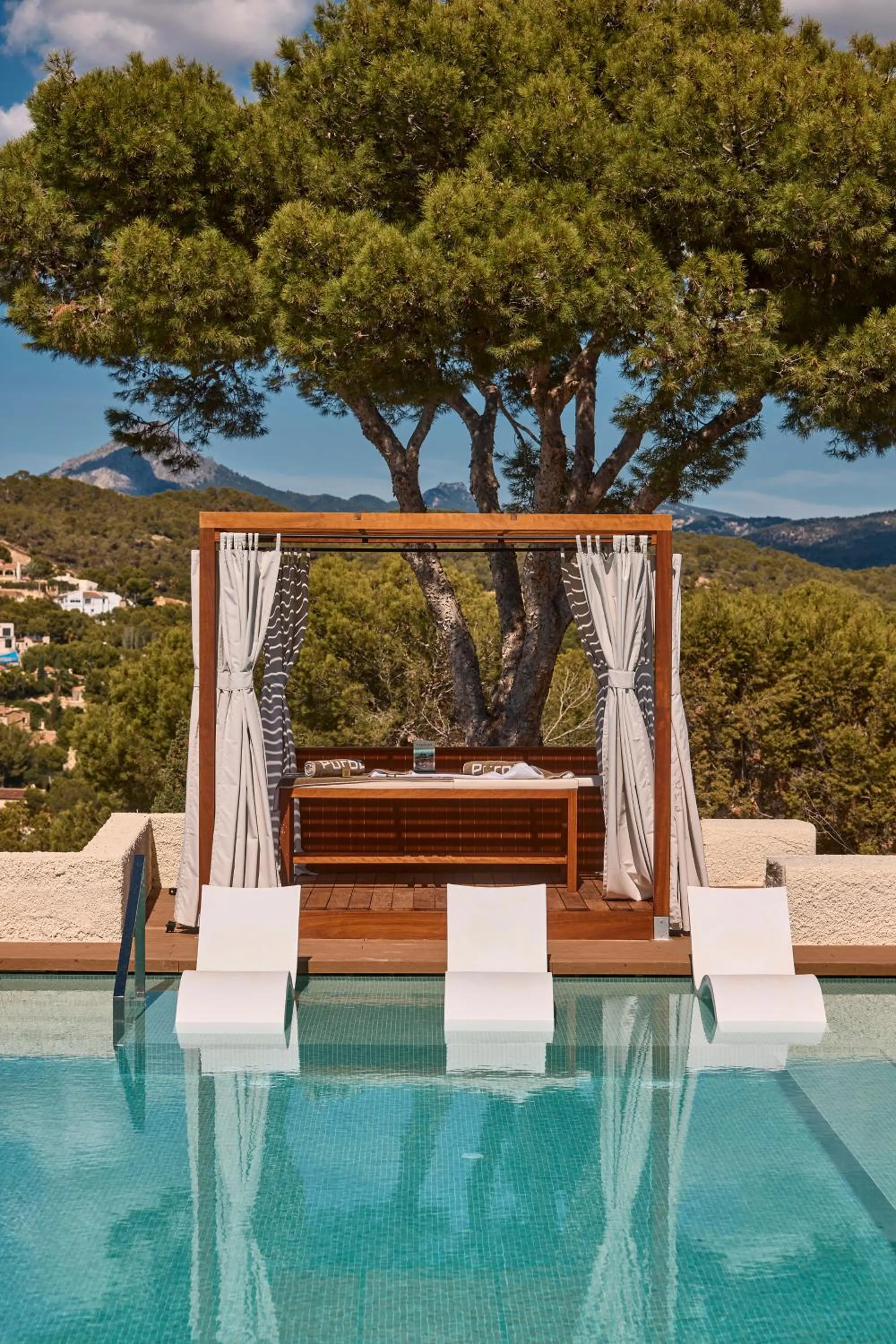 Pool view in Purobeach Resort Santa Ponsa - New Opening