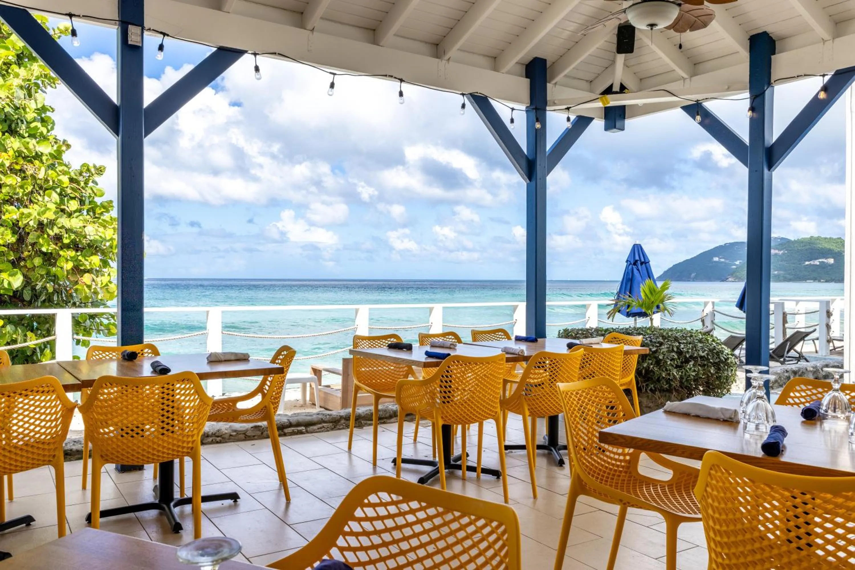 Restaurant/places to eat in Sebastian's on the beach hotel