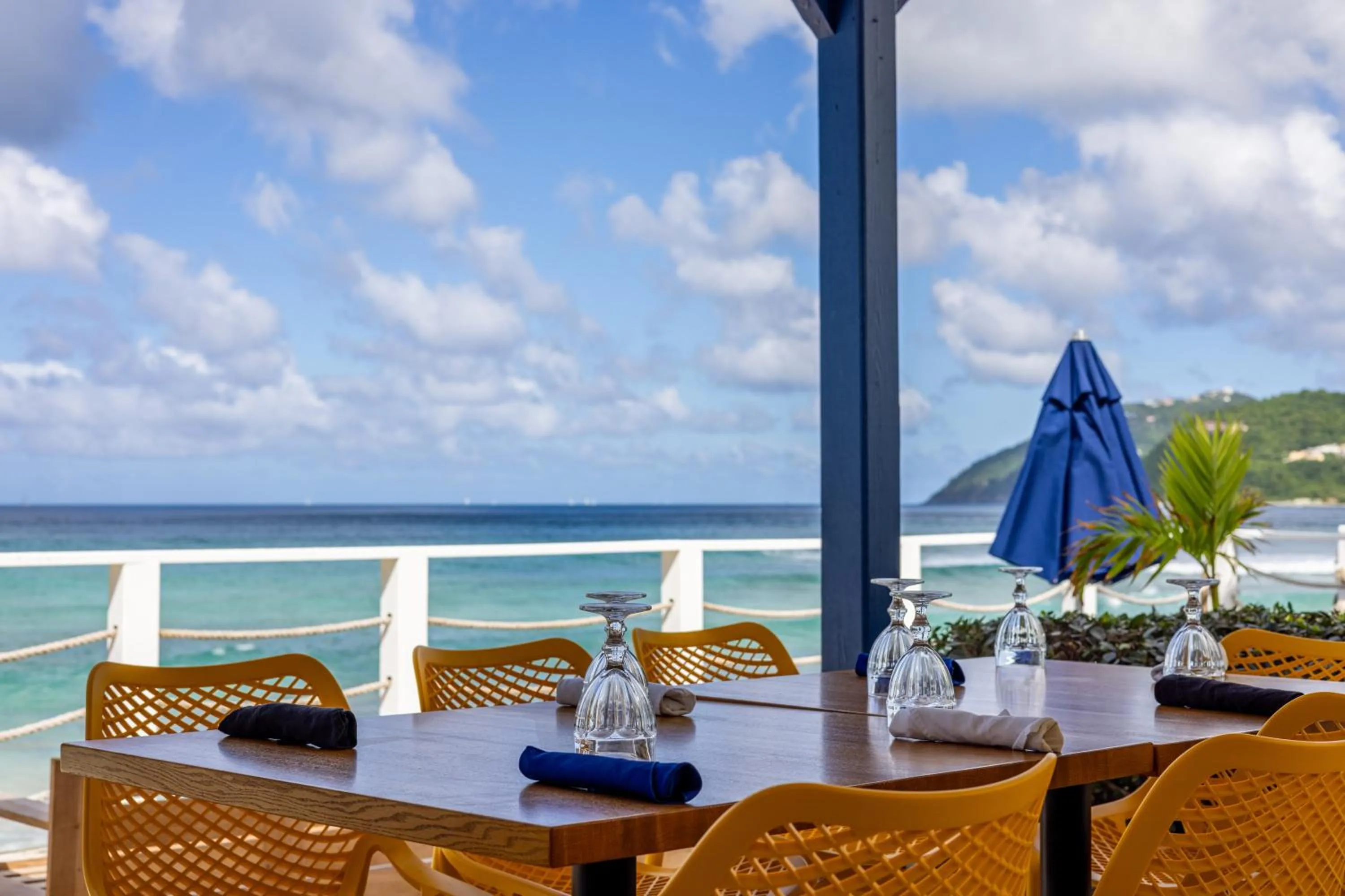 Restaurant/places to eat in Sebastian's on the beach hotel