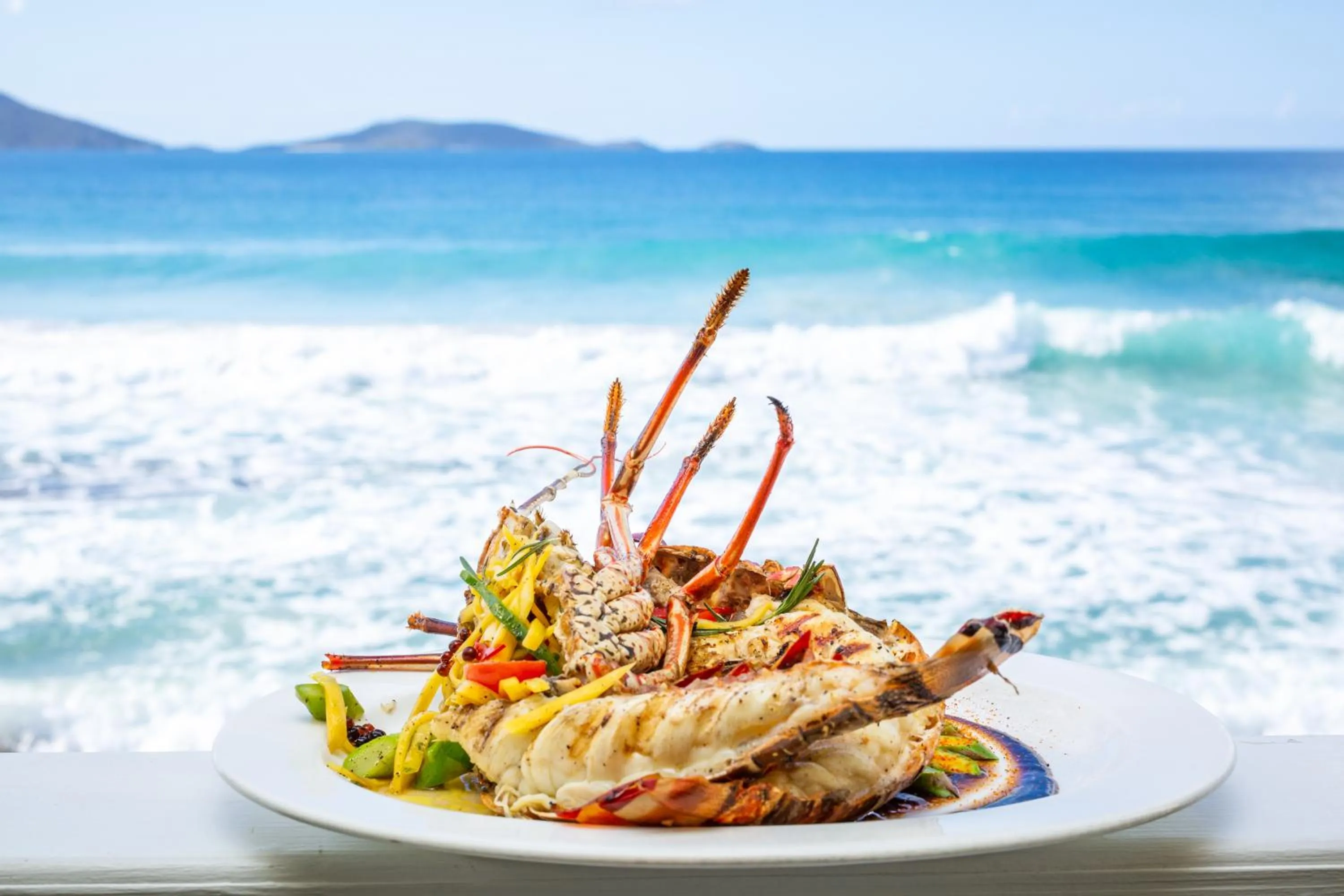 Restaurant/places to eat in Sebastian's on the beach hotel