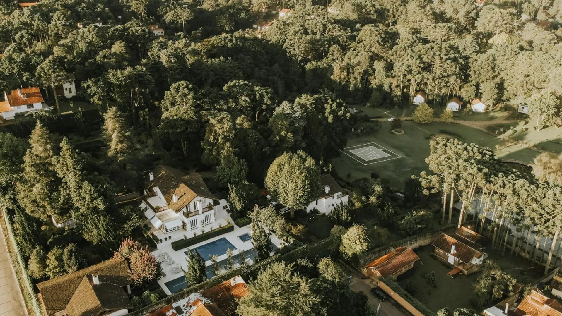 Bird's eye view in Roots Resort