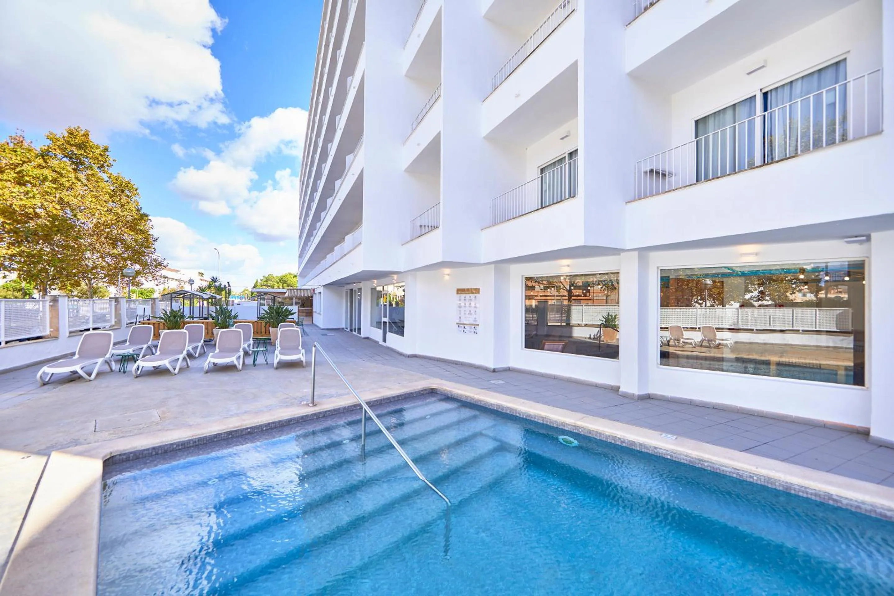 Swimming pool in tent Playa de Palma