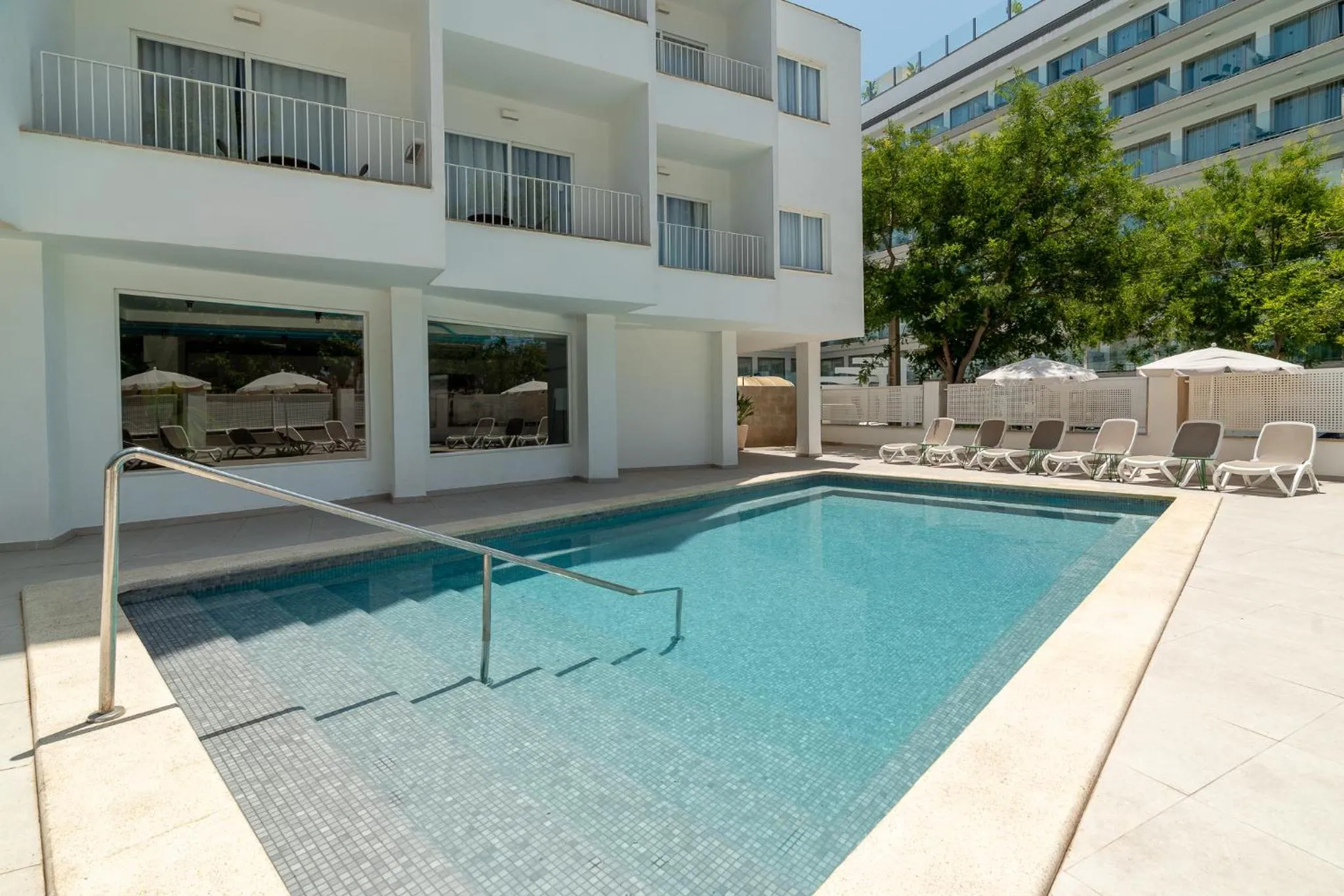 Swimming pool in tent Playa de Palma