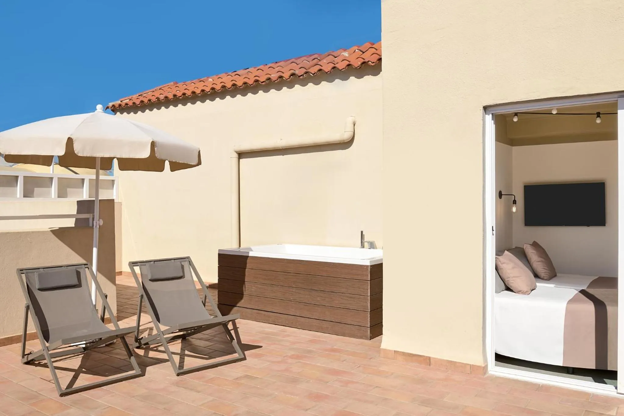 Balcony/Terrace in tent Capi Playa