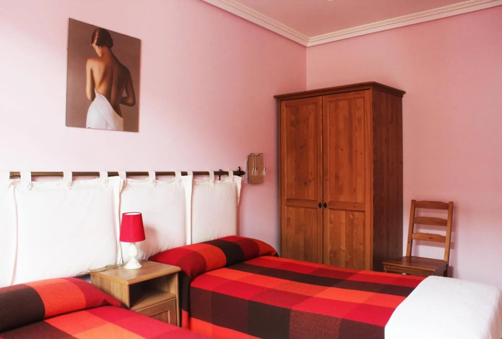 Bed in Apartamentos Rurales Altuzarra