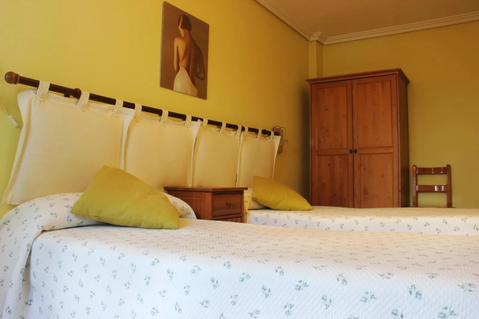 Bed in Apartamentos Rurales Altuzarra