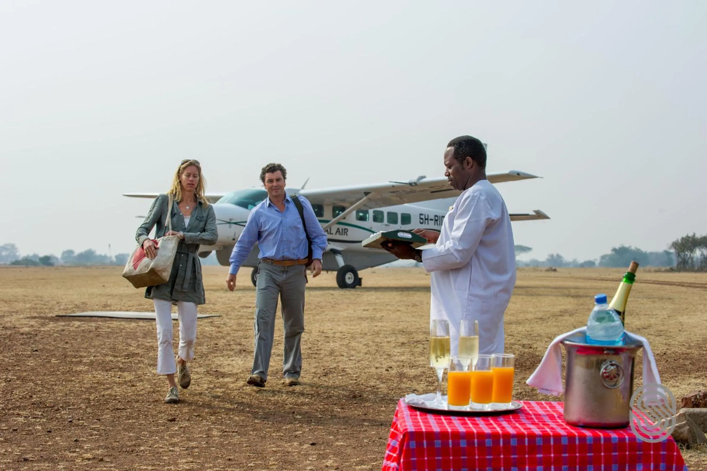 Guests in Kirawira Serena Camp