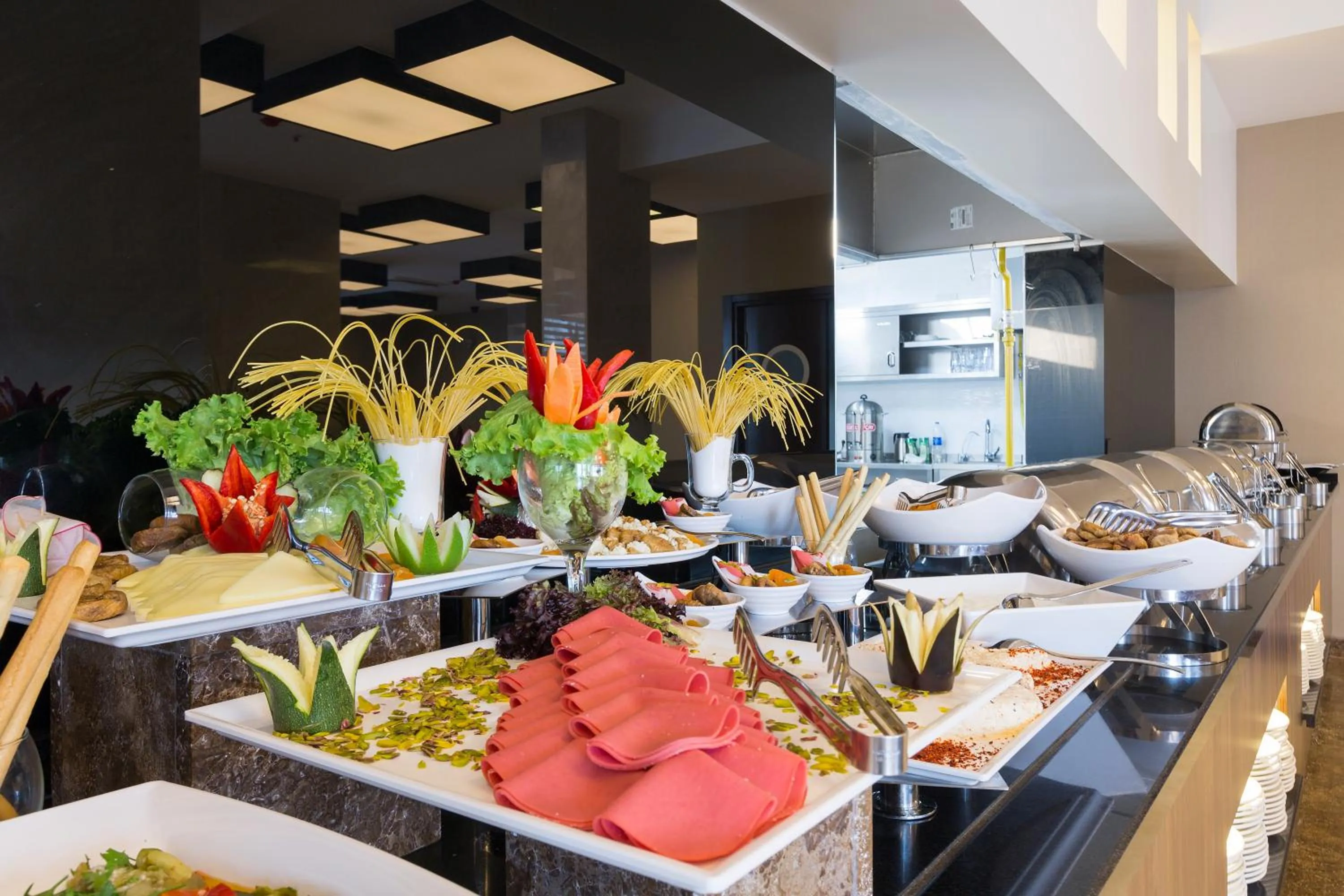 Lunch in Marpessa Blue Beach Resort & SPA Hotel