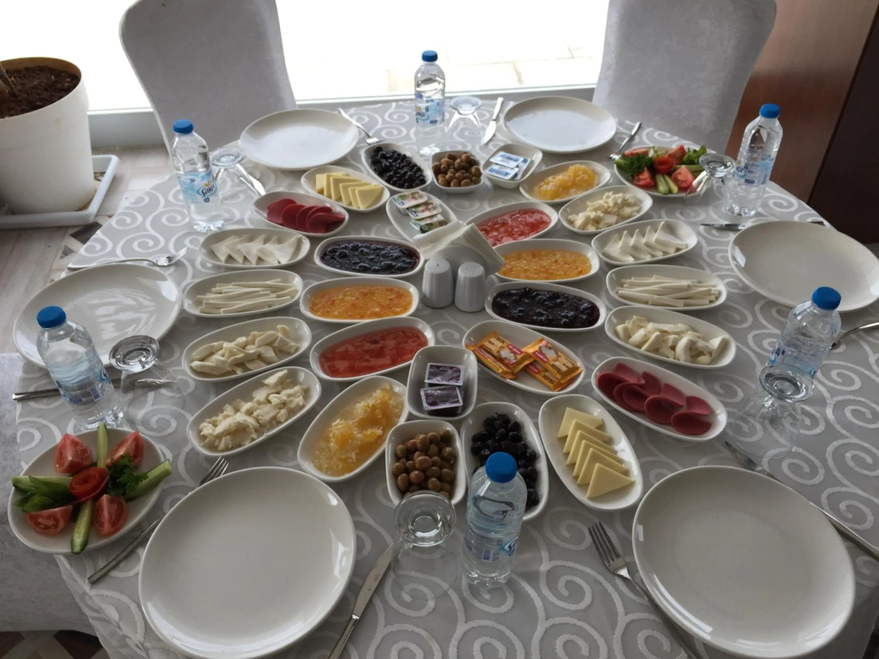 Continental breakfast in Marpessa Blue Beach Resort & SPA Hotel
