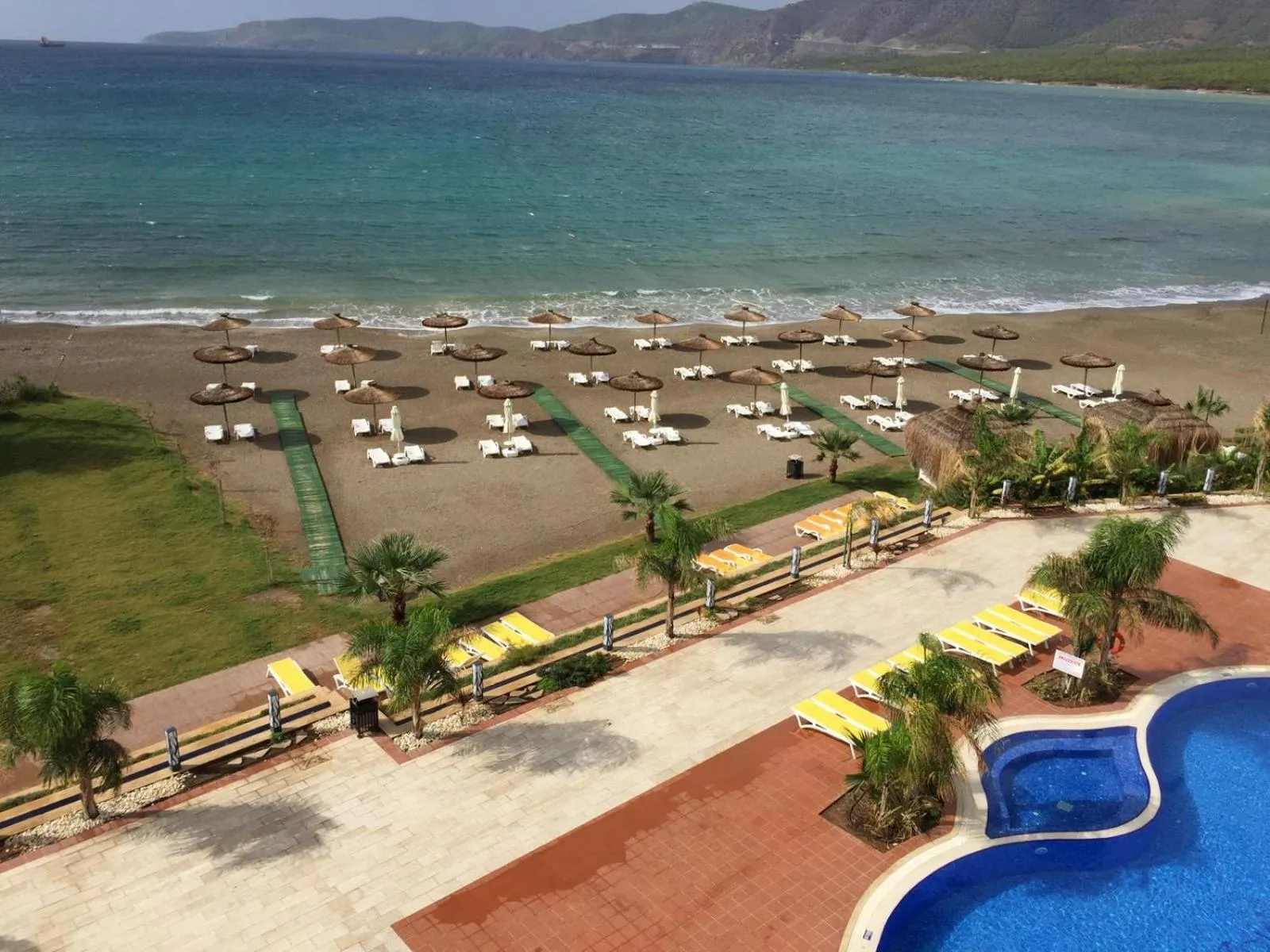 Sea view in Marpessa Blue Beach Resort & SPA Hotel