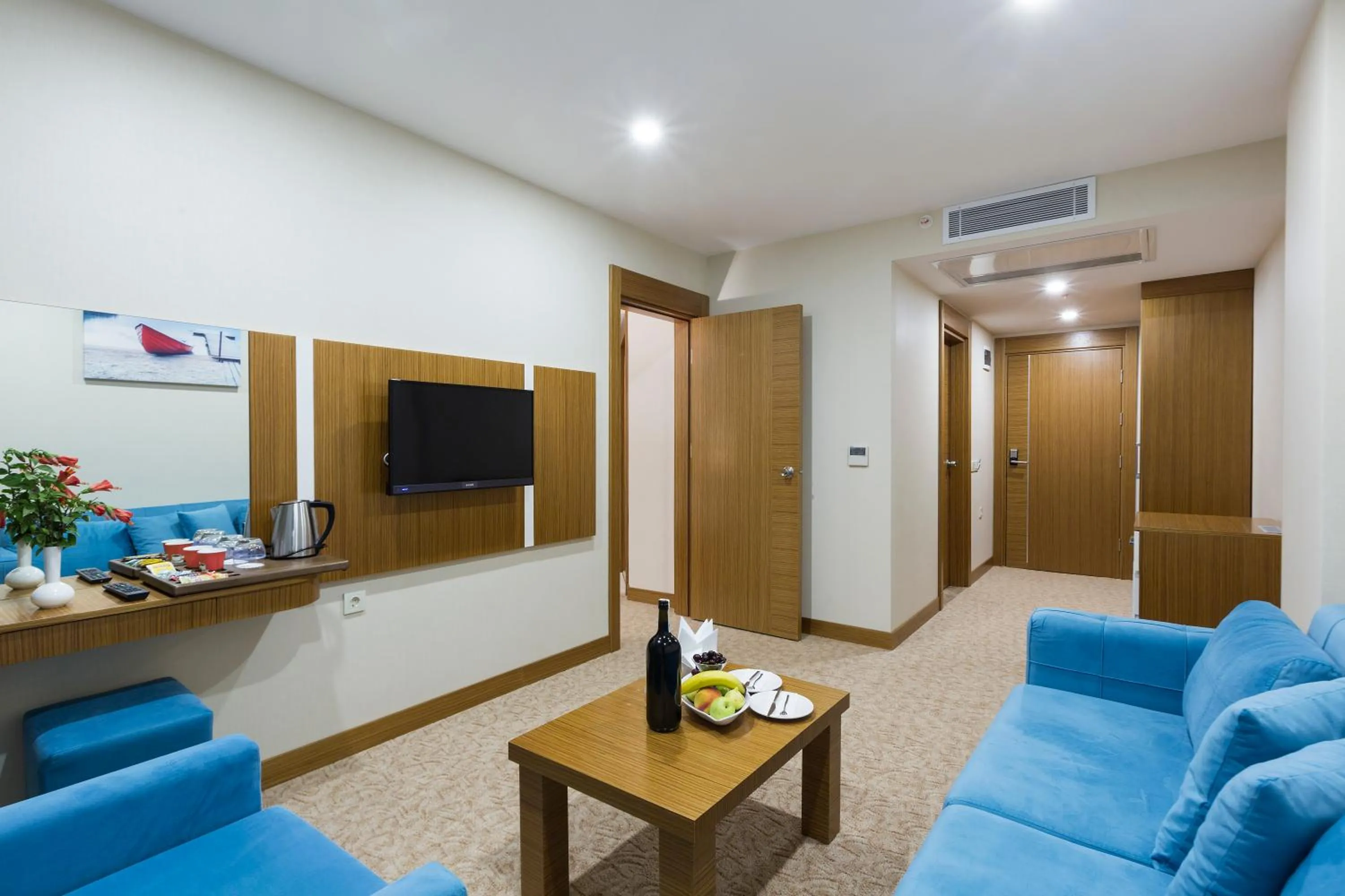 Living room in Marpessa Blue Beach Resort & SPA Hotel