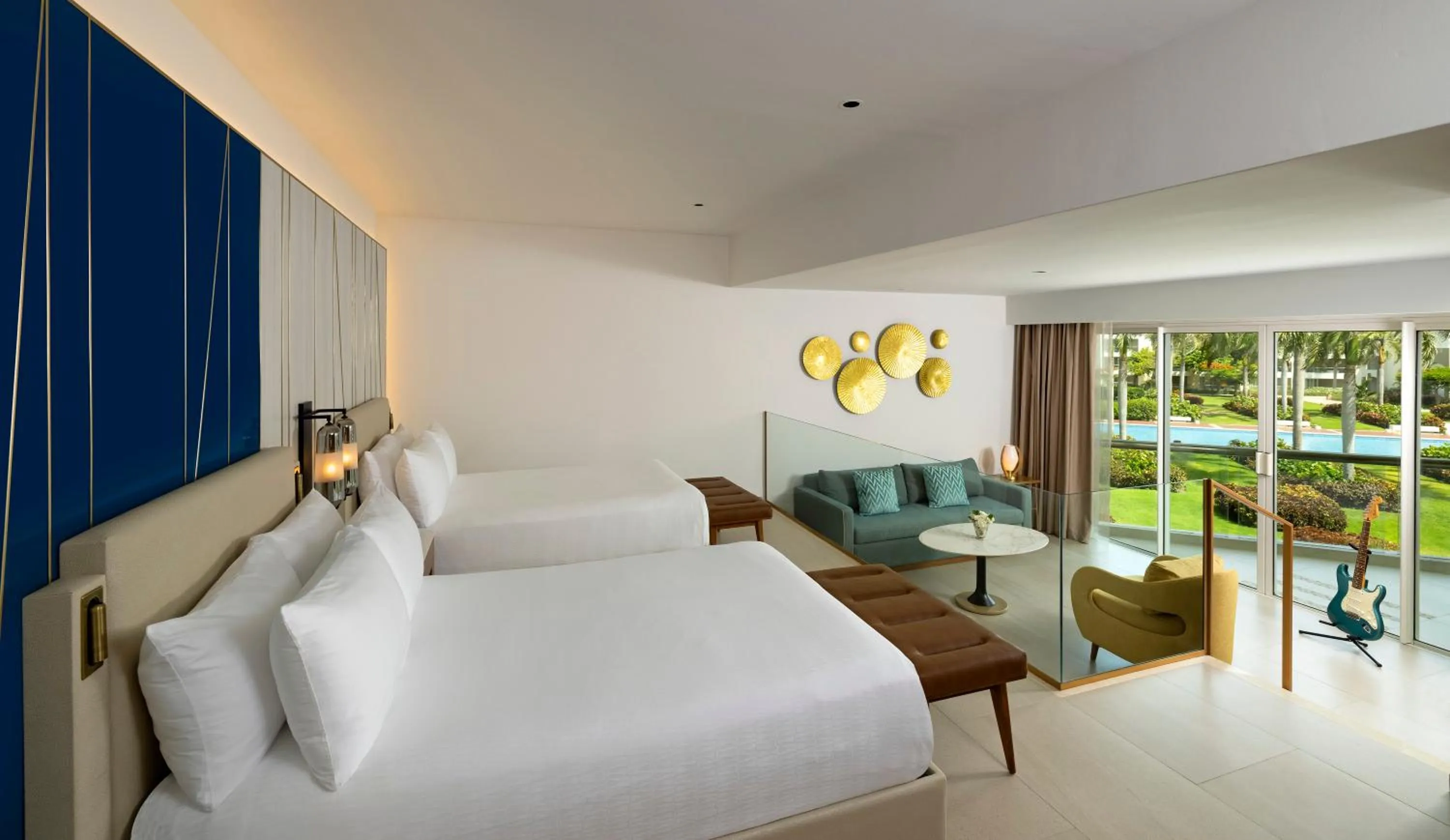 Photo of the whole room, Bed in Hard Rock Hotel & Casino Punta Cana - All Inclusive