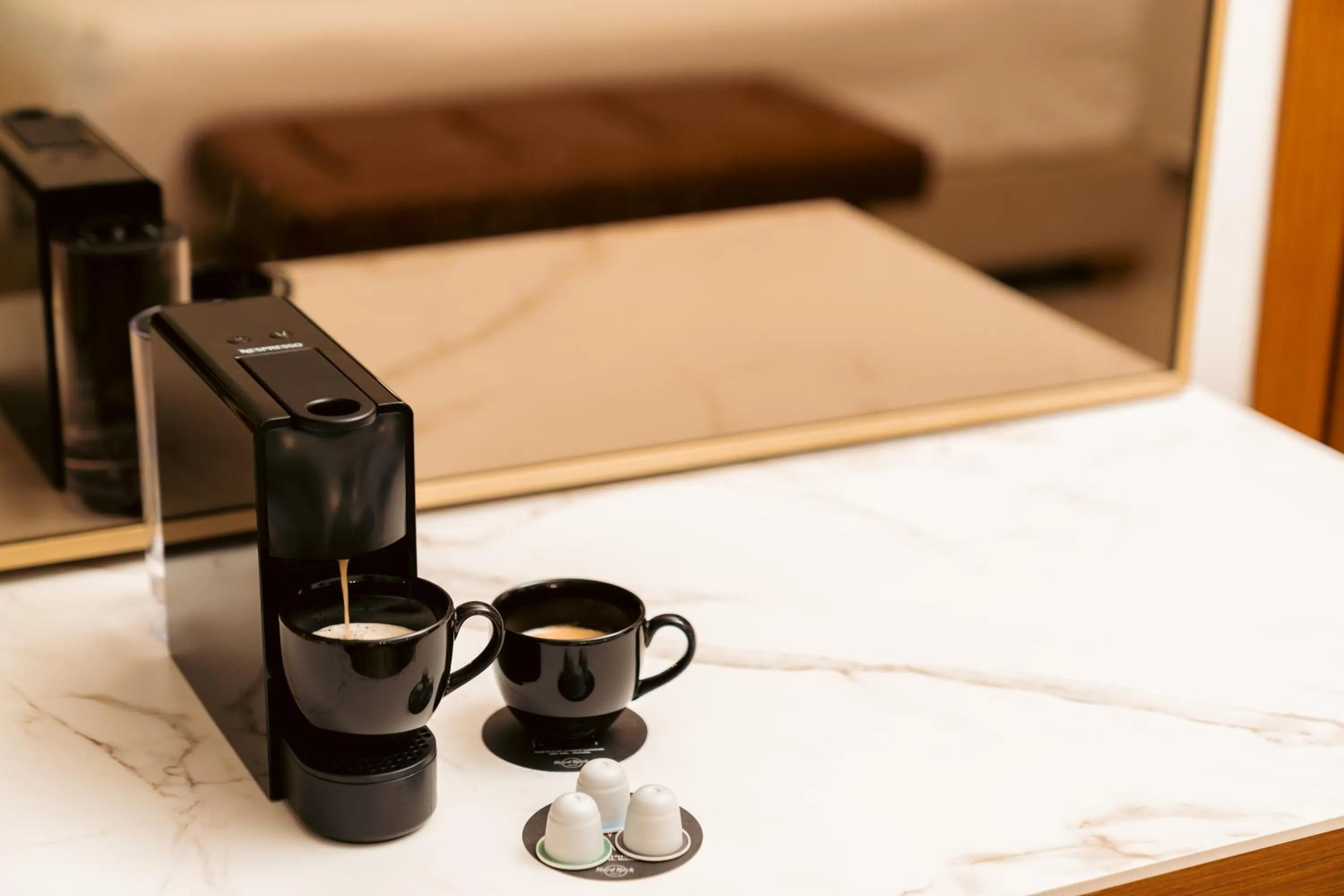 Coffee/tea facilities, Bed in Hard Rock Hotel & Casino Punta Cana - All Inclusive