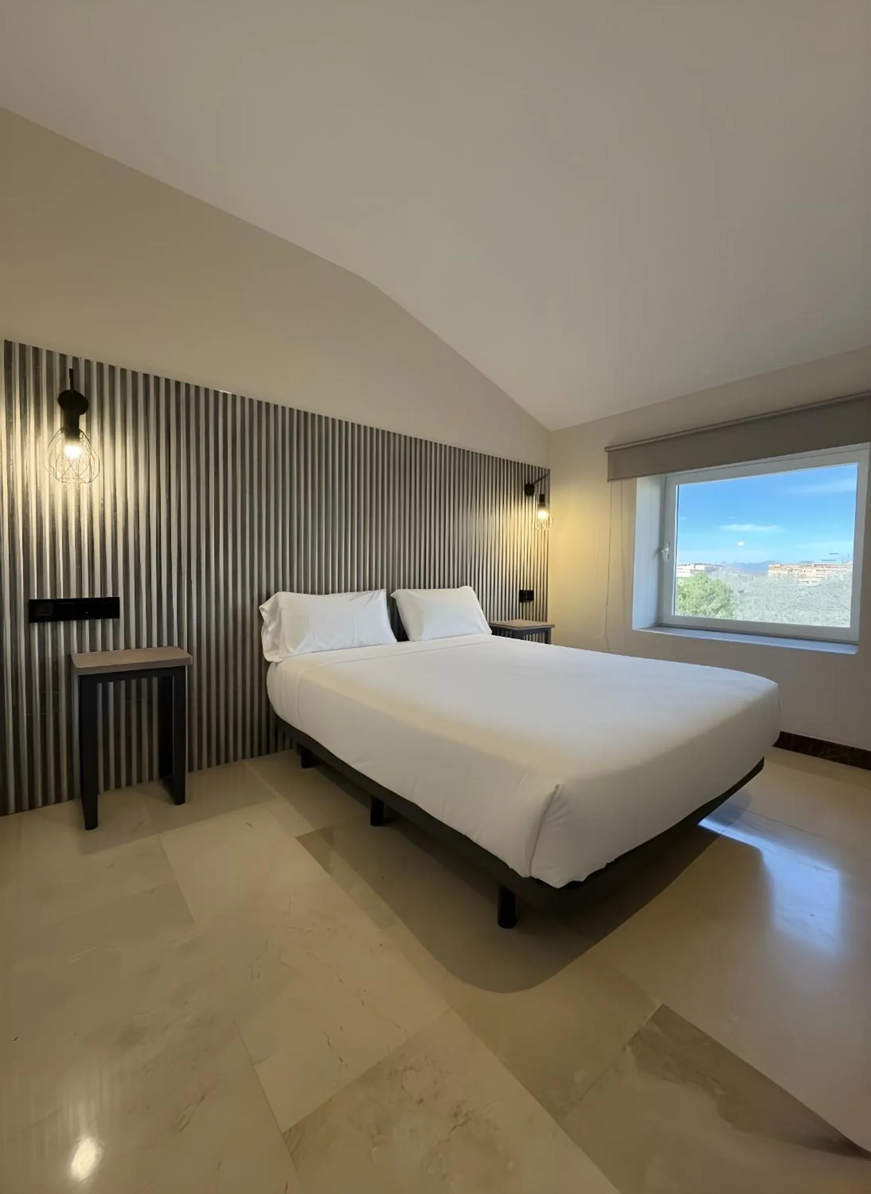 Bed in Hotel Ciudad de Navalcarnero